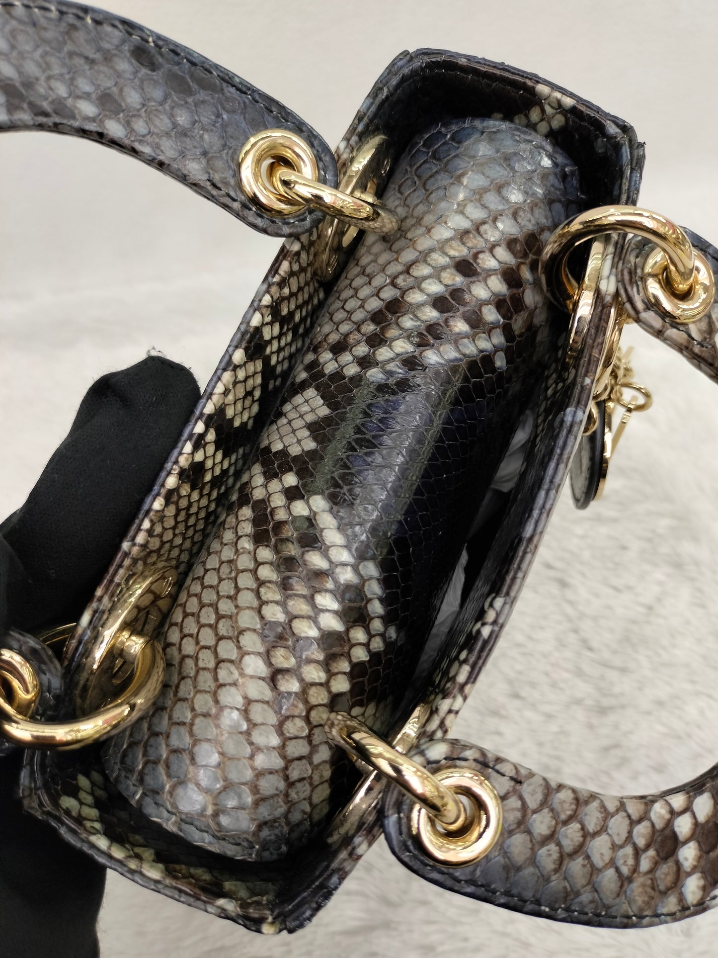 Lady Dior Mini Python GHW 2020