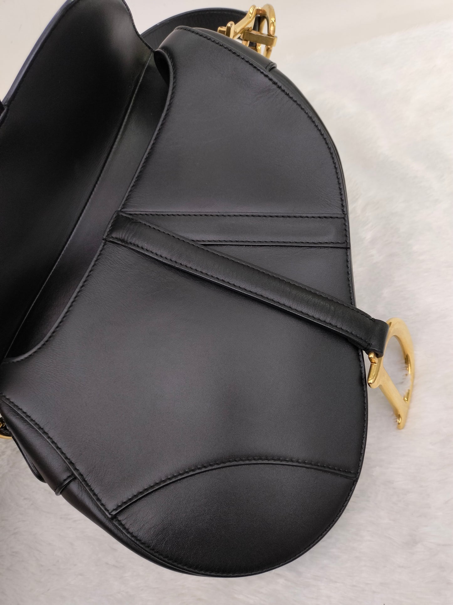 Dior Saddle Medium Black GHW 2018