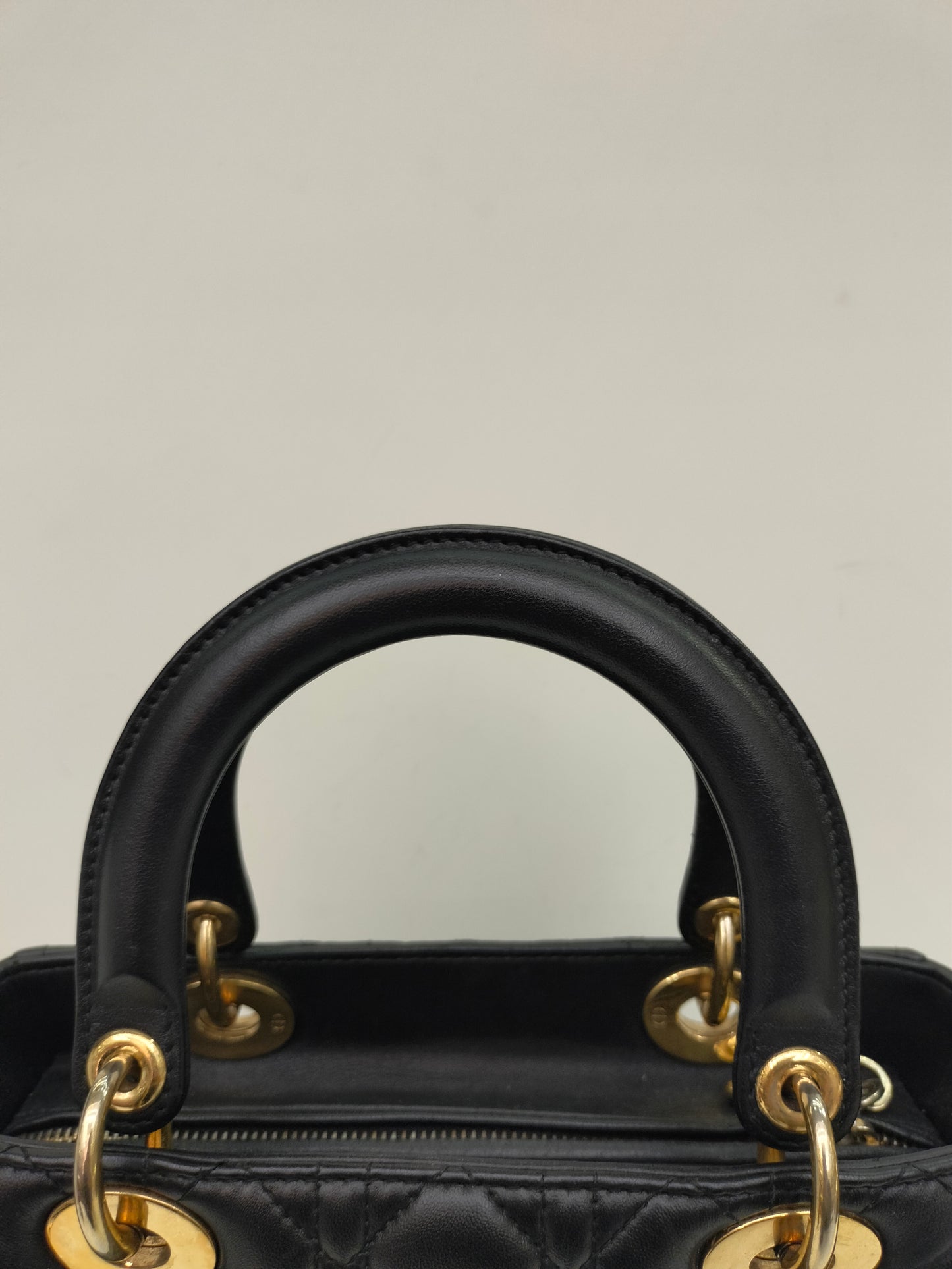 Lady Dior Medium Lamb Black GHW 2014