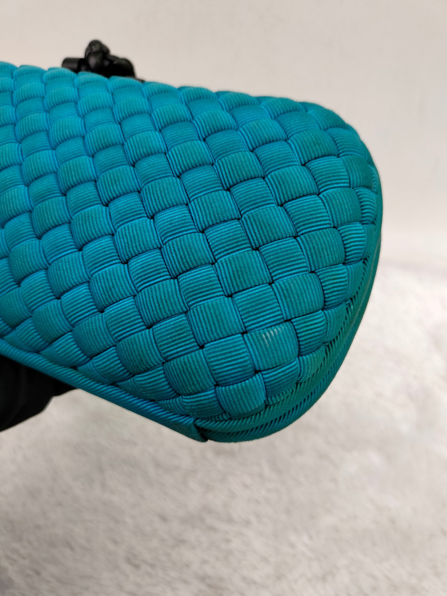 Bottega Veneta Knot Long Clutch Blue