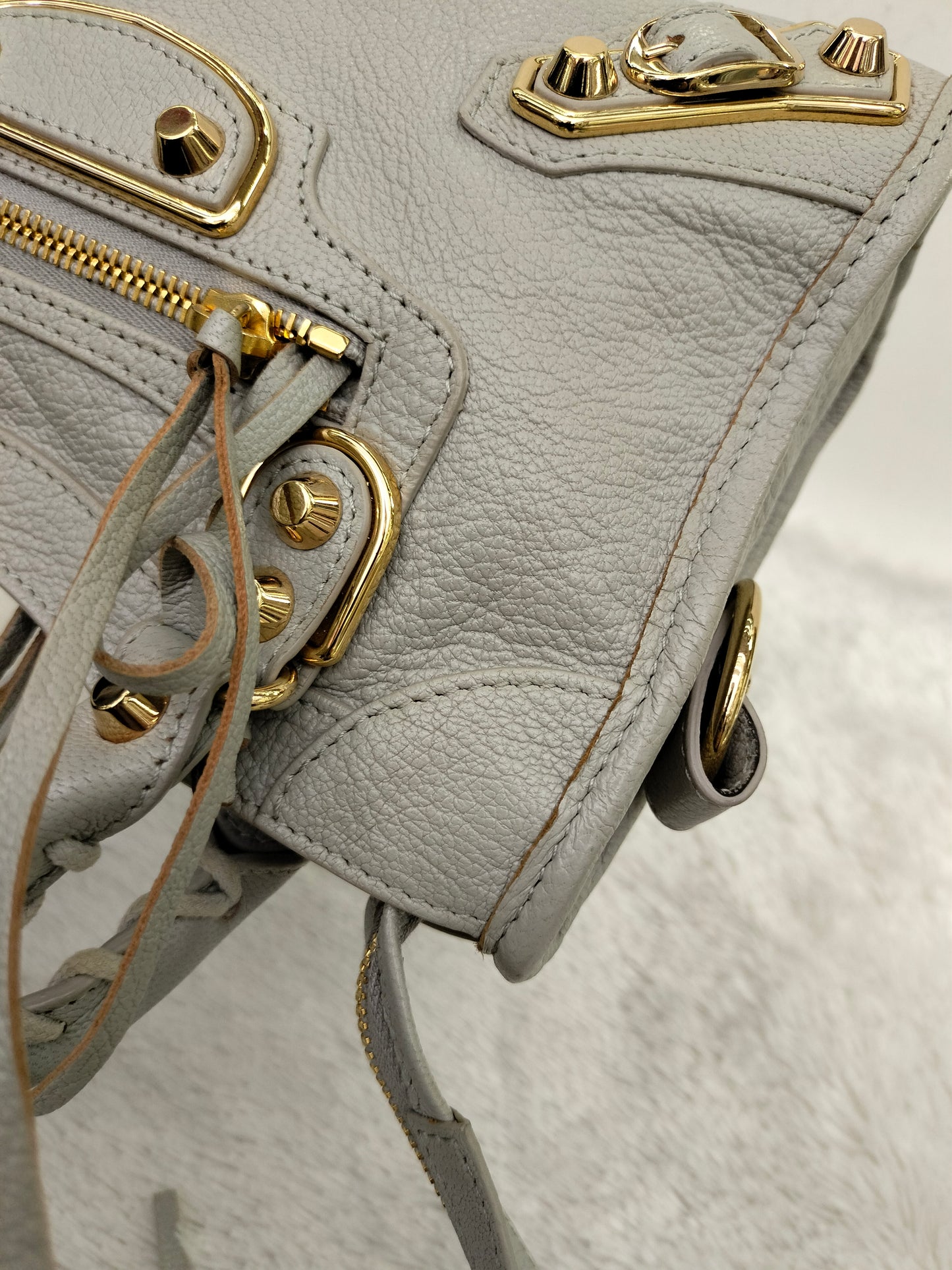 Balenciaga Mini City Edge Grey GHW
