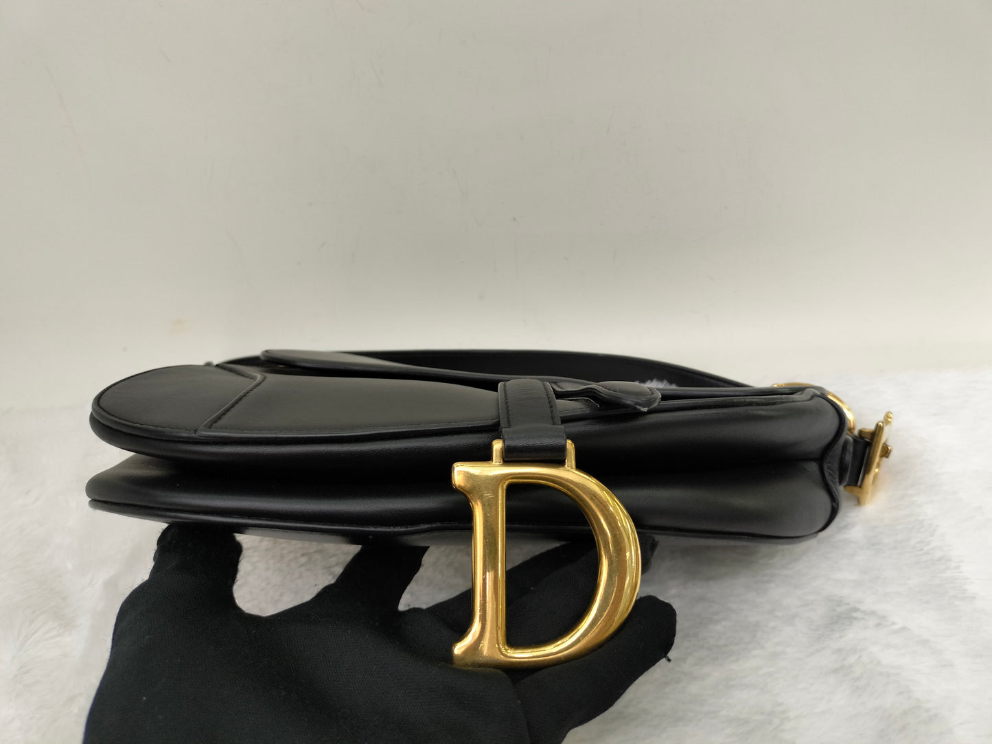 Dior Saddle Medium Black GHW 2018