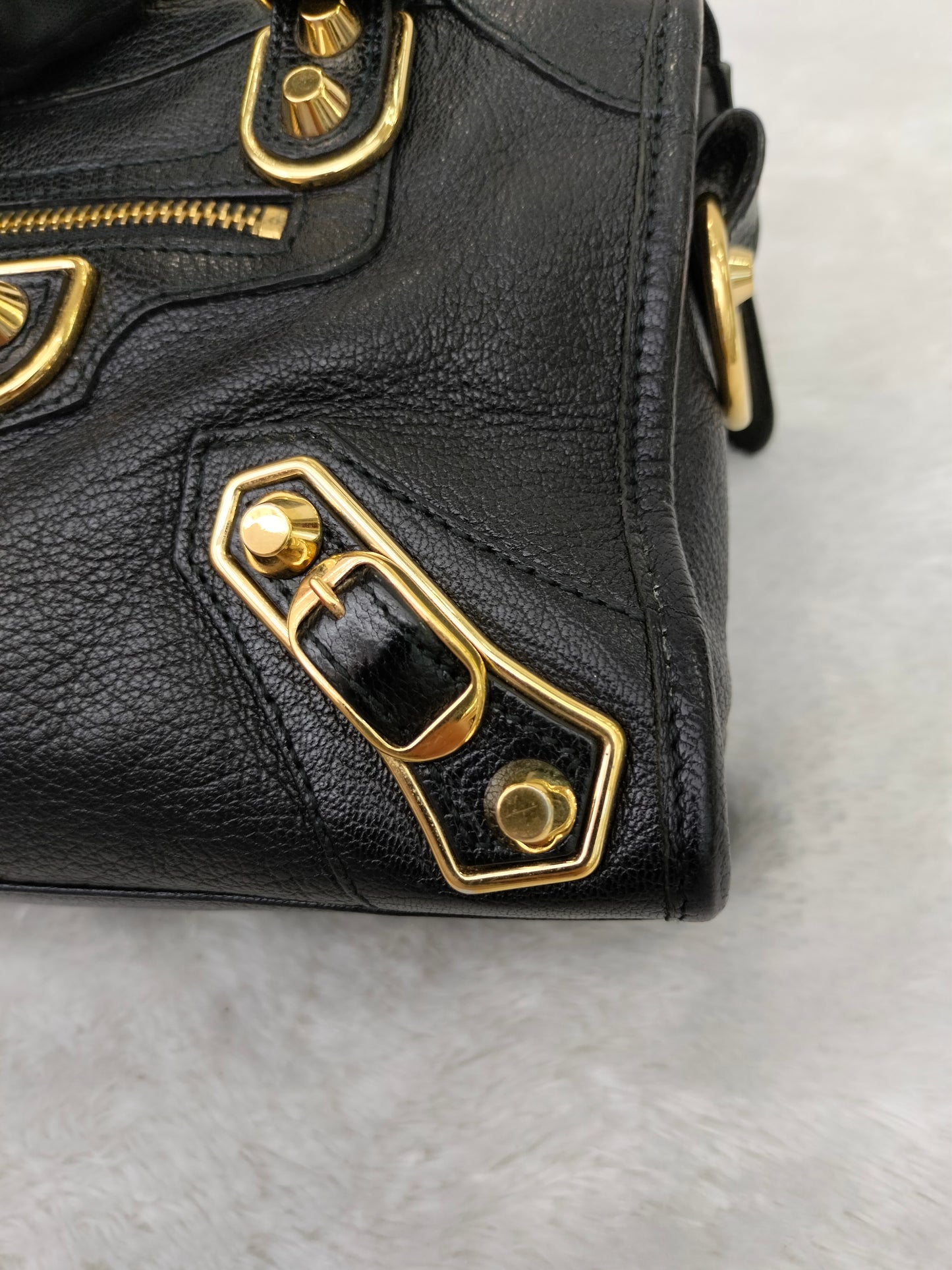 Balenciaga Mini City Edge Black GHW 2015