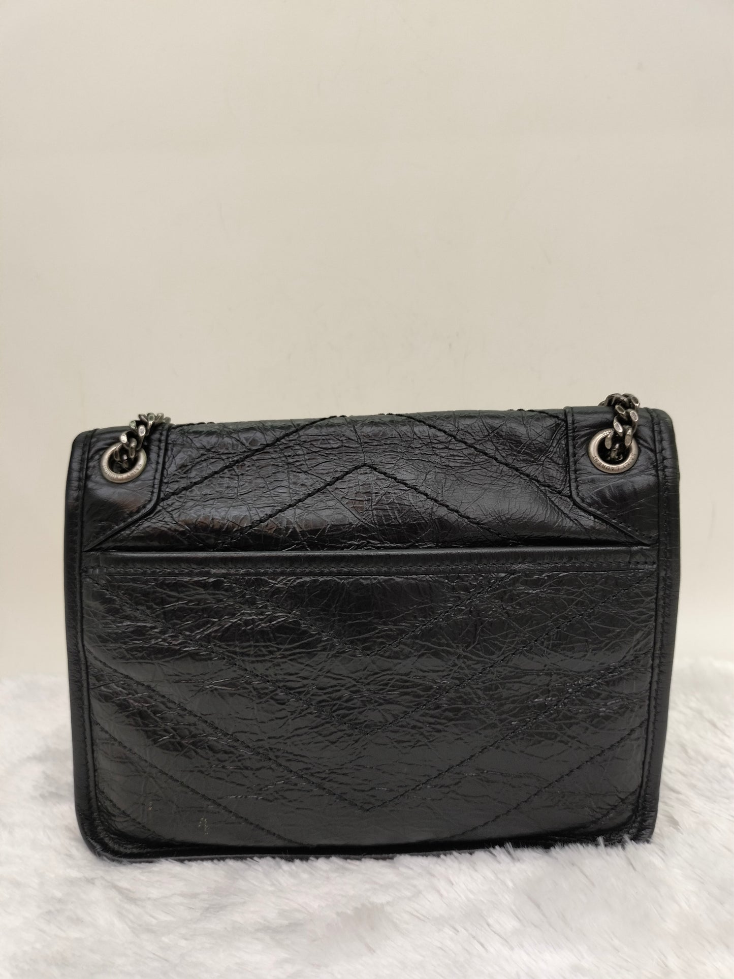 YsL Niki Baby Calfskin Black RHW 2018