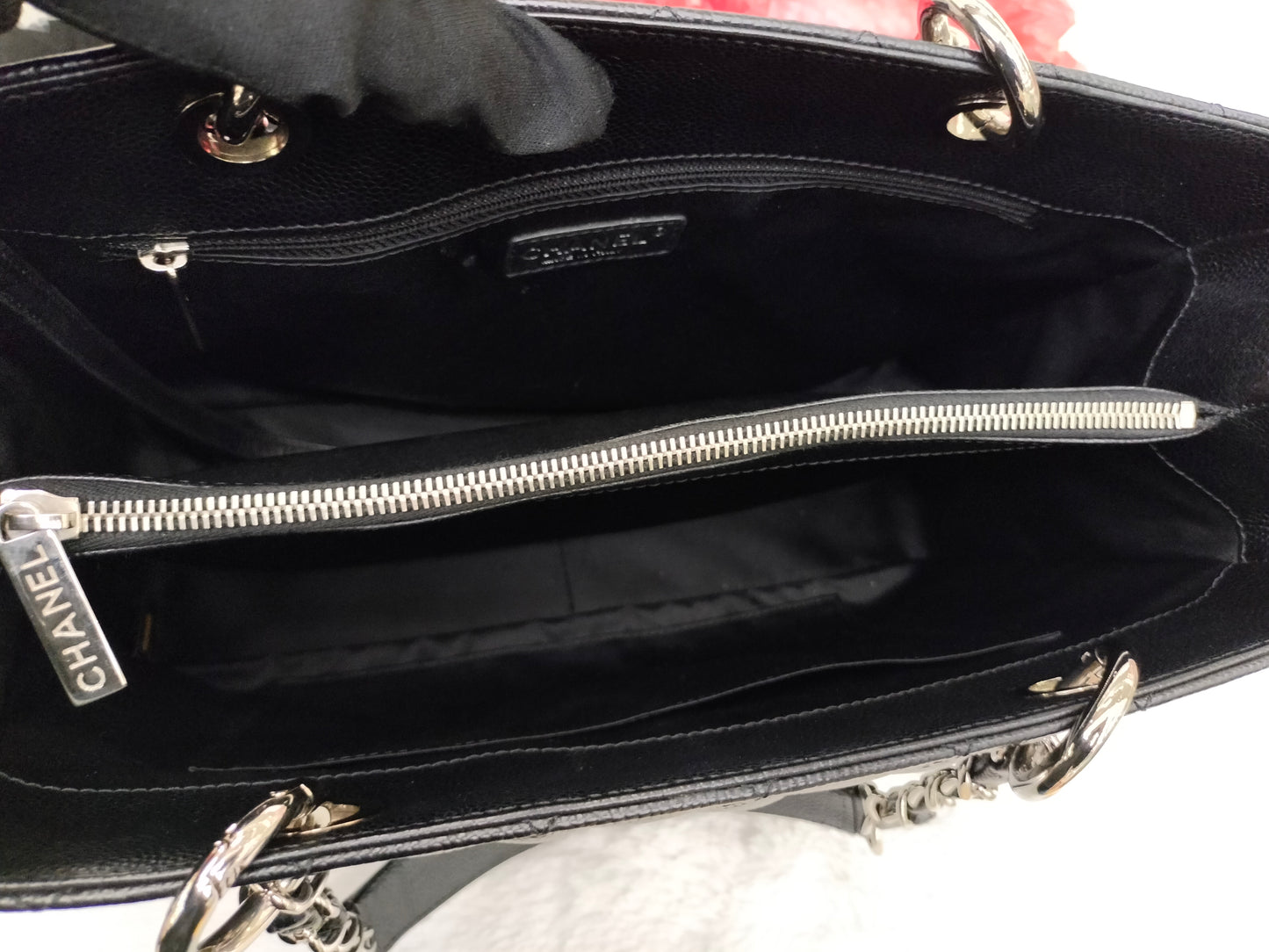Chanel GST Caviar Black SHW #16