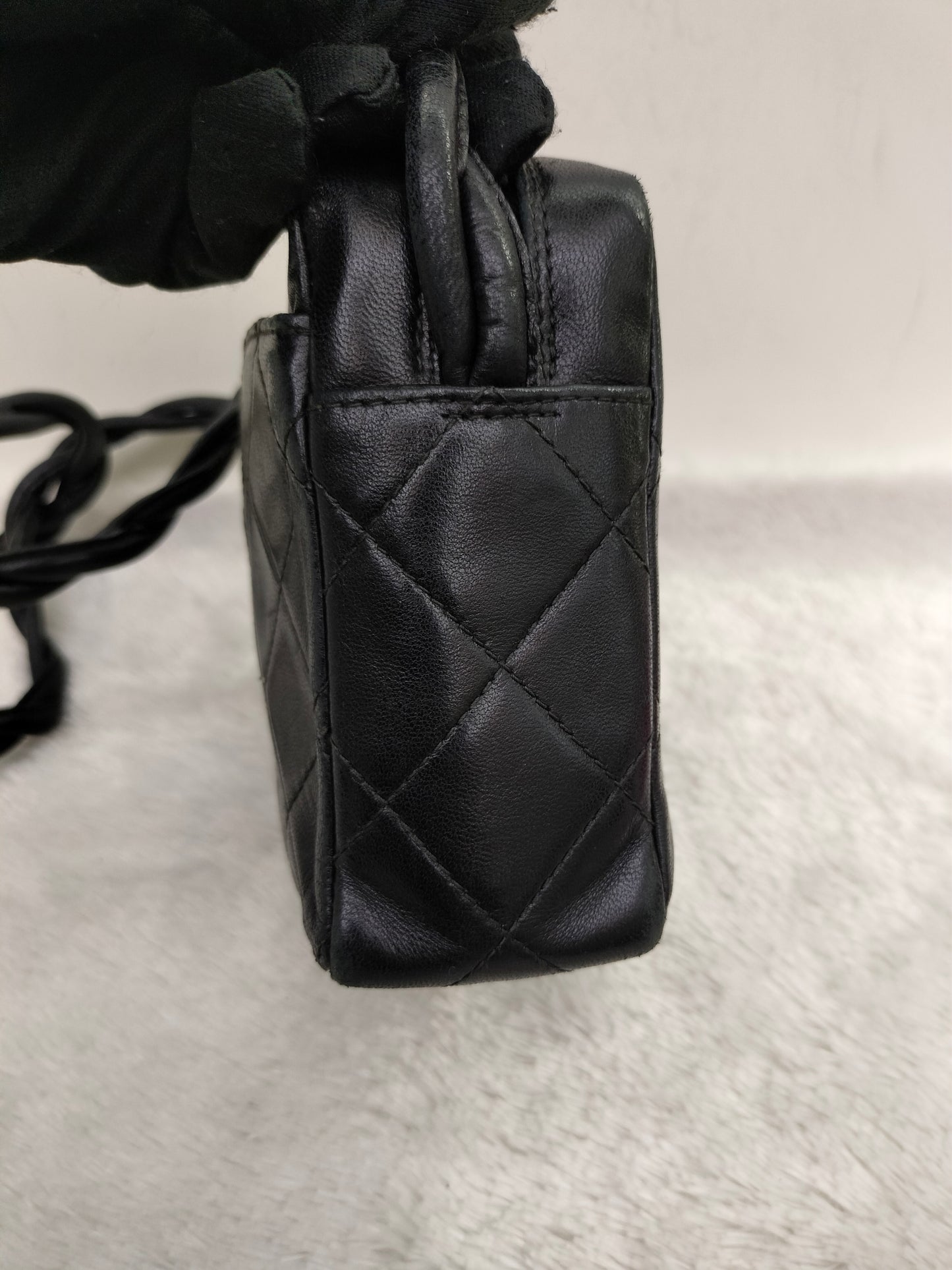 Chanel Camera Mini Twisted Lamb Black GHW #4