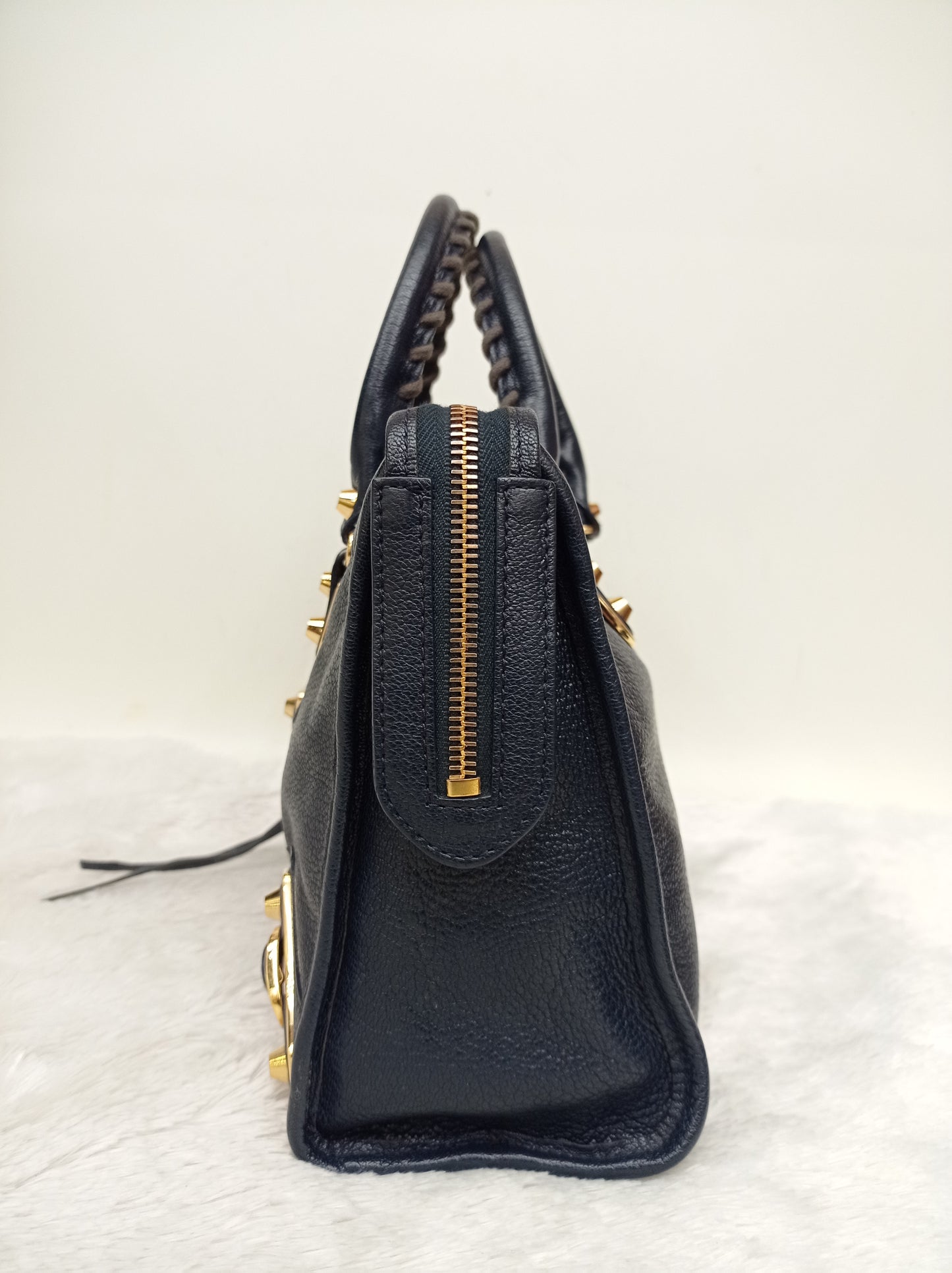 Balenciaga Small City Edge Navy GHW