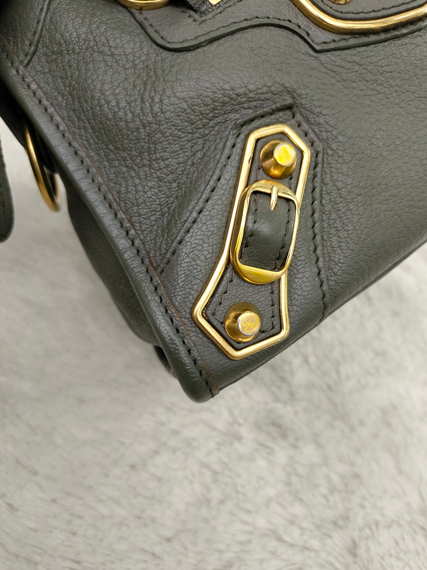 Balenciaga Mini City Edge Grey GHW
