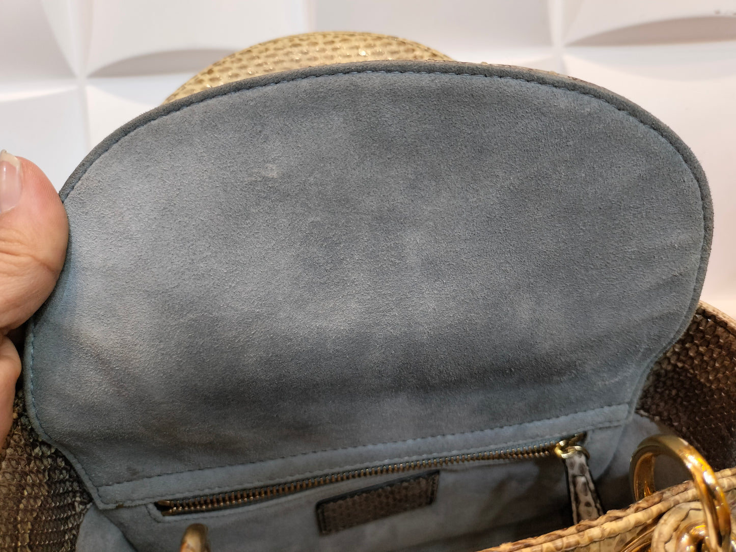 Lady Dior Small Python GHW 2018