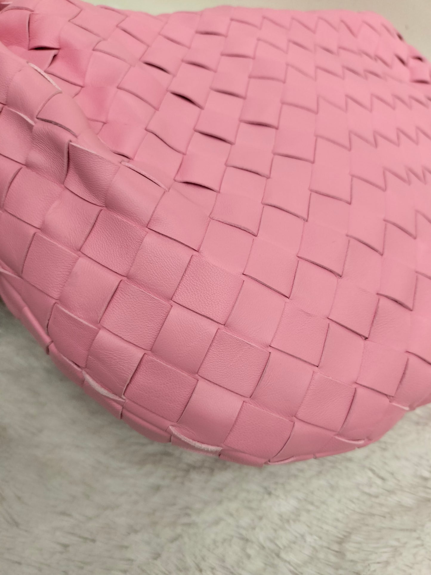 Bottega Veneta Teen Jodie Pink GHW