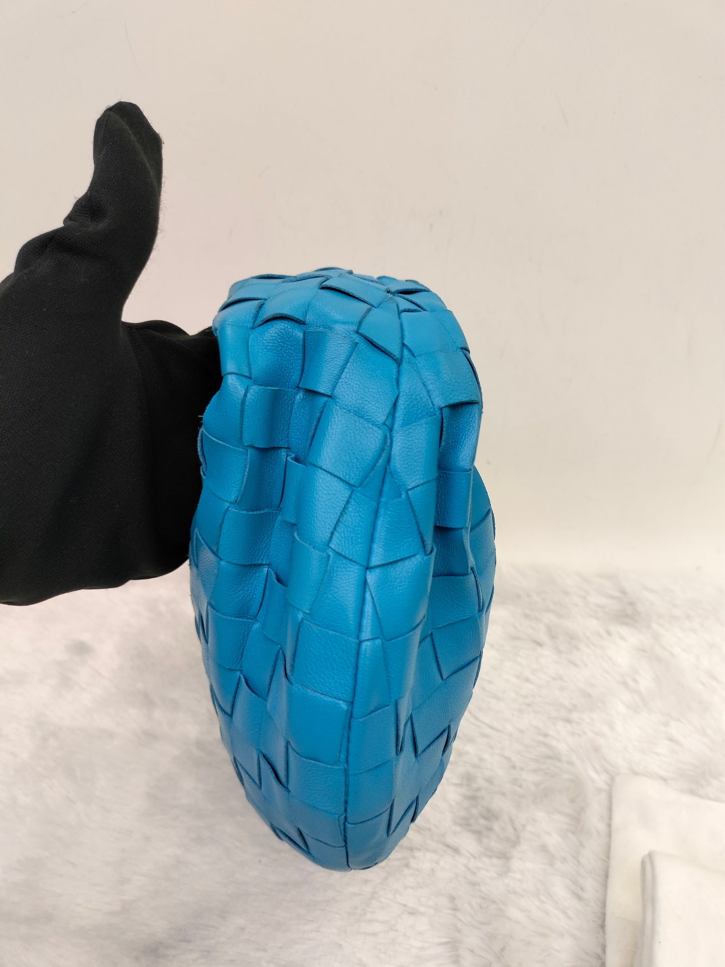 Bottega Veneta Mini Jodie Blue GHW