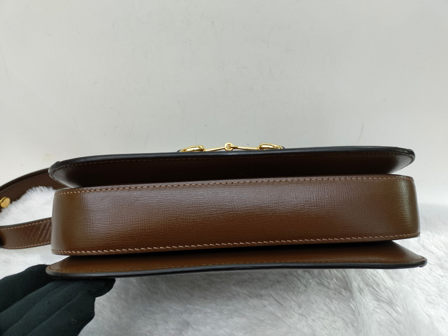 Gucci Horsebit 1955 Shoulder Medium Brown GHW
