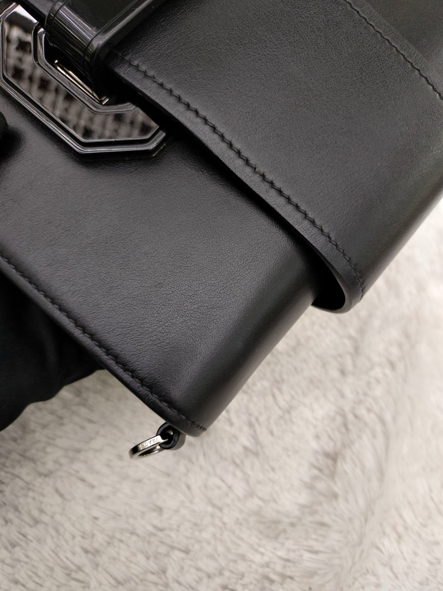 Prada City Calf Nero SHW 2017
