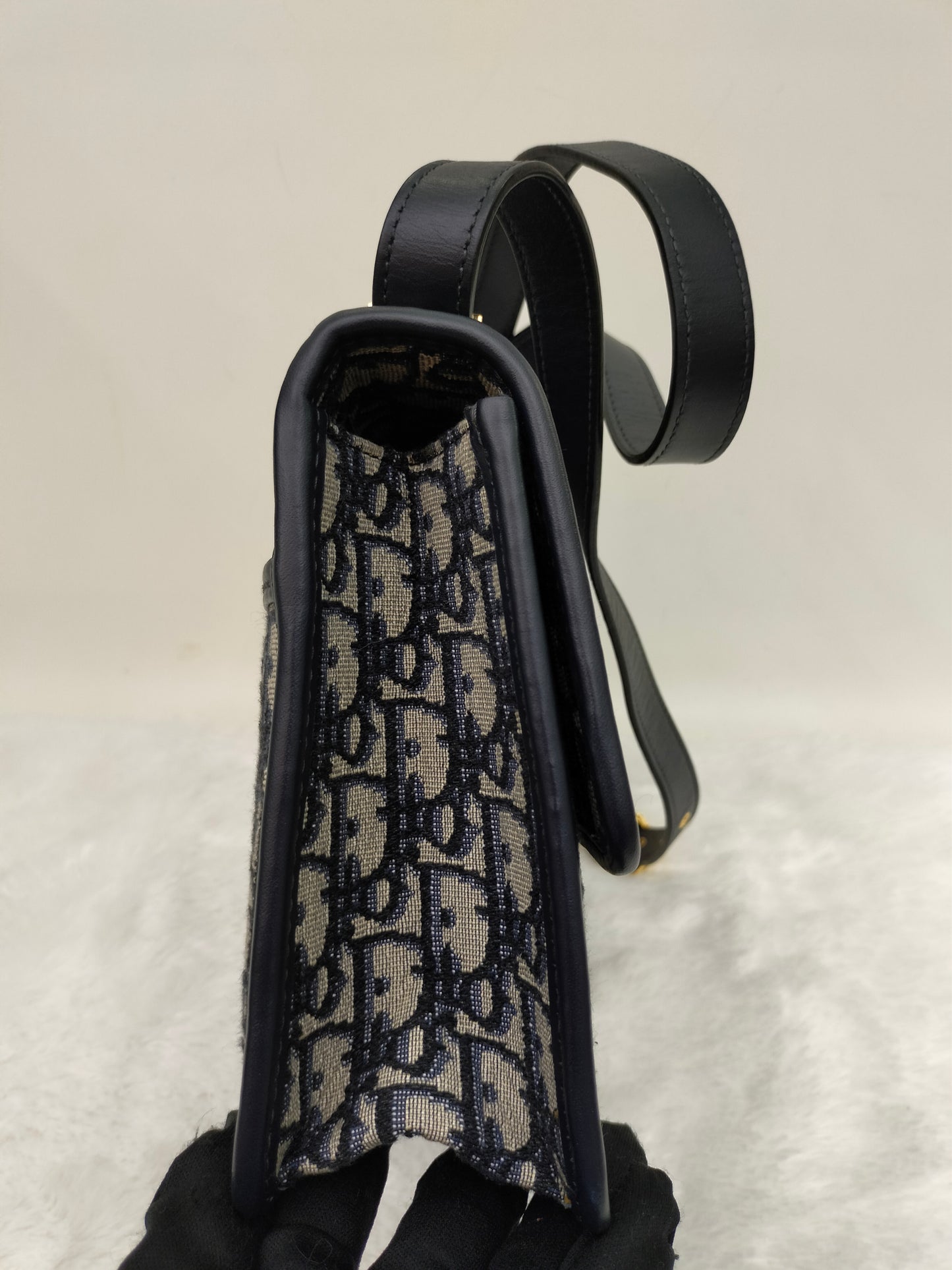 Dior Montaigne 30 Medium Oblique Navy GHW 2019