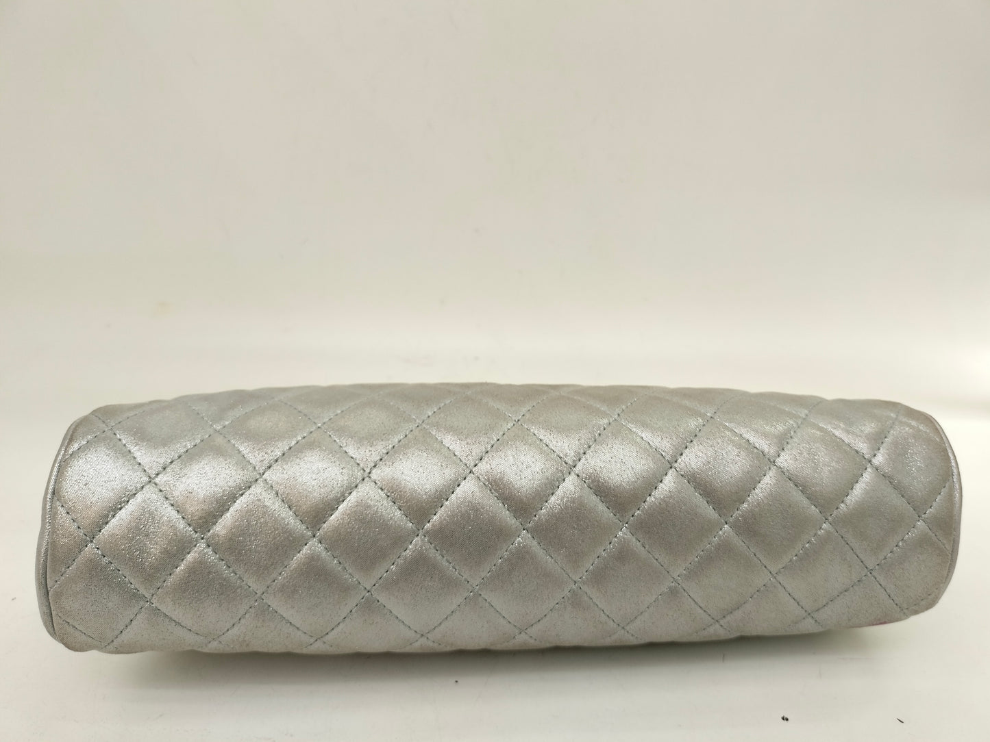 Chanel Timeless Clutch Metallic Silver GHW #15