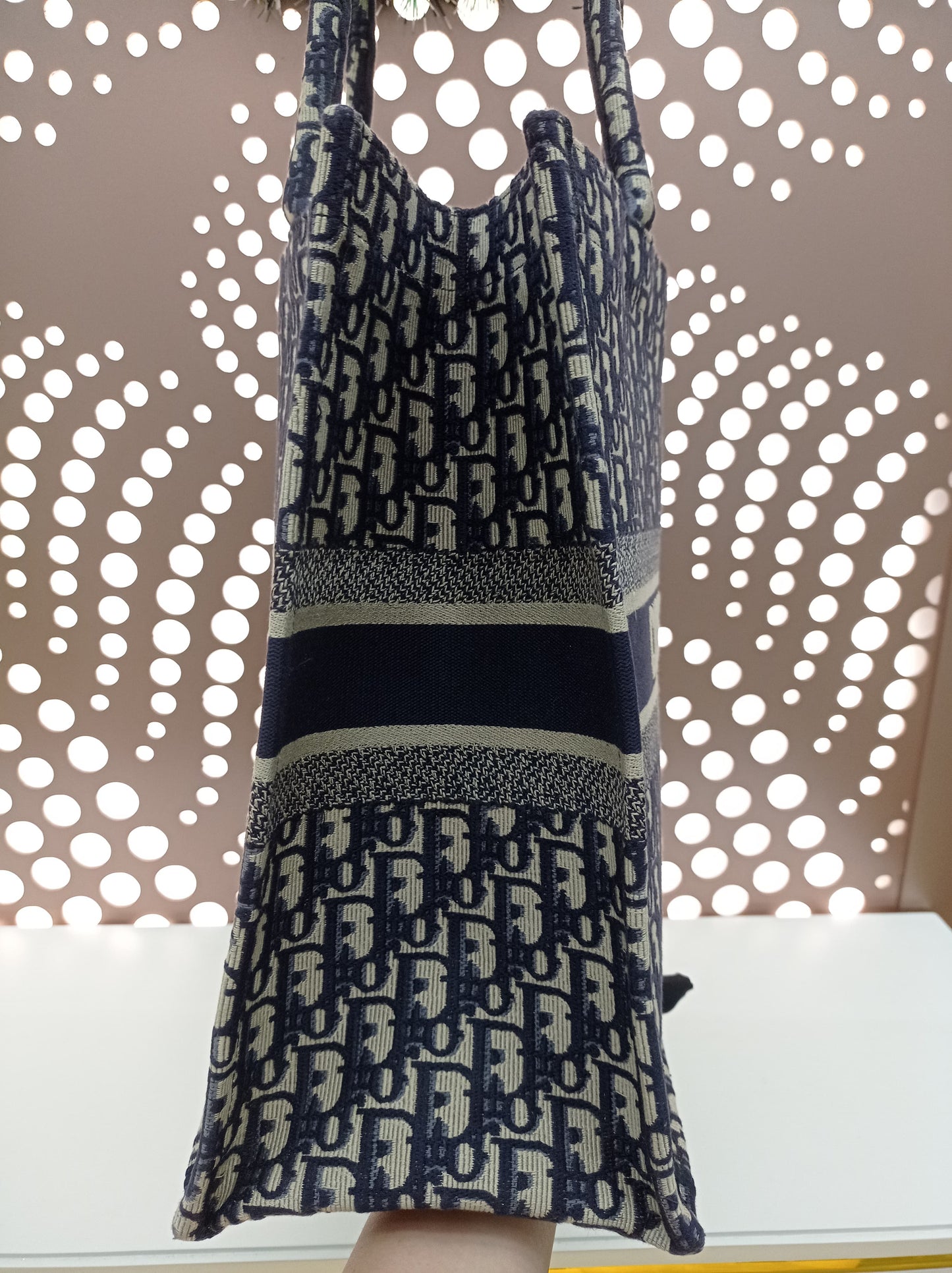 Dior Book Tote Large Oblique Navy 2019