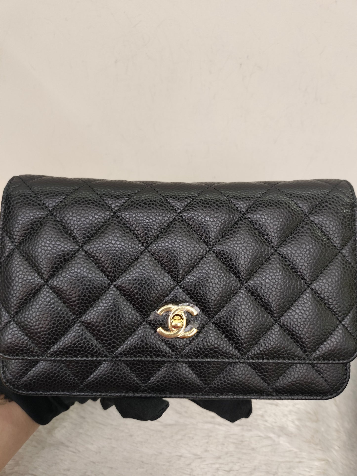 *NEW* Chanel WOC Caviar Black GHW (CHIP 2025)