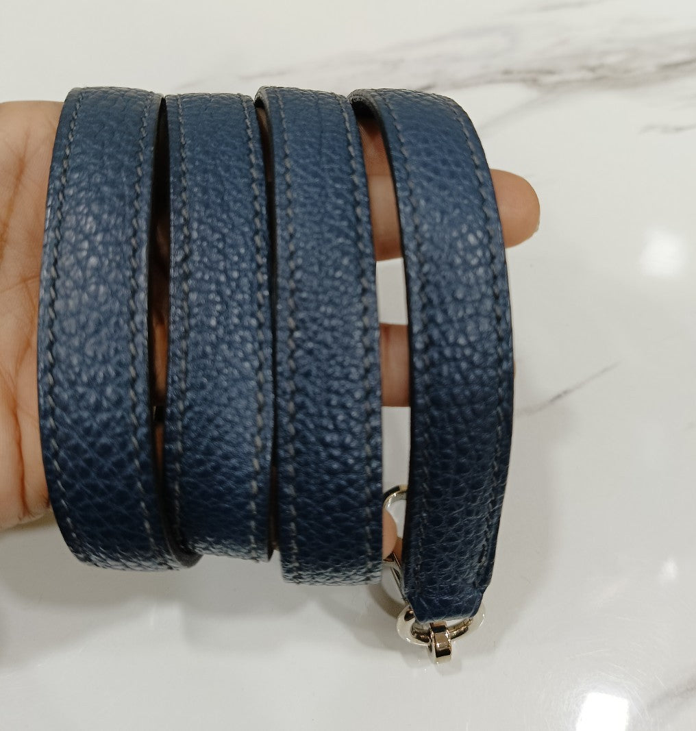 K35 Togo Blue Saphire PHW #N square