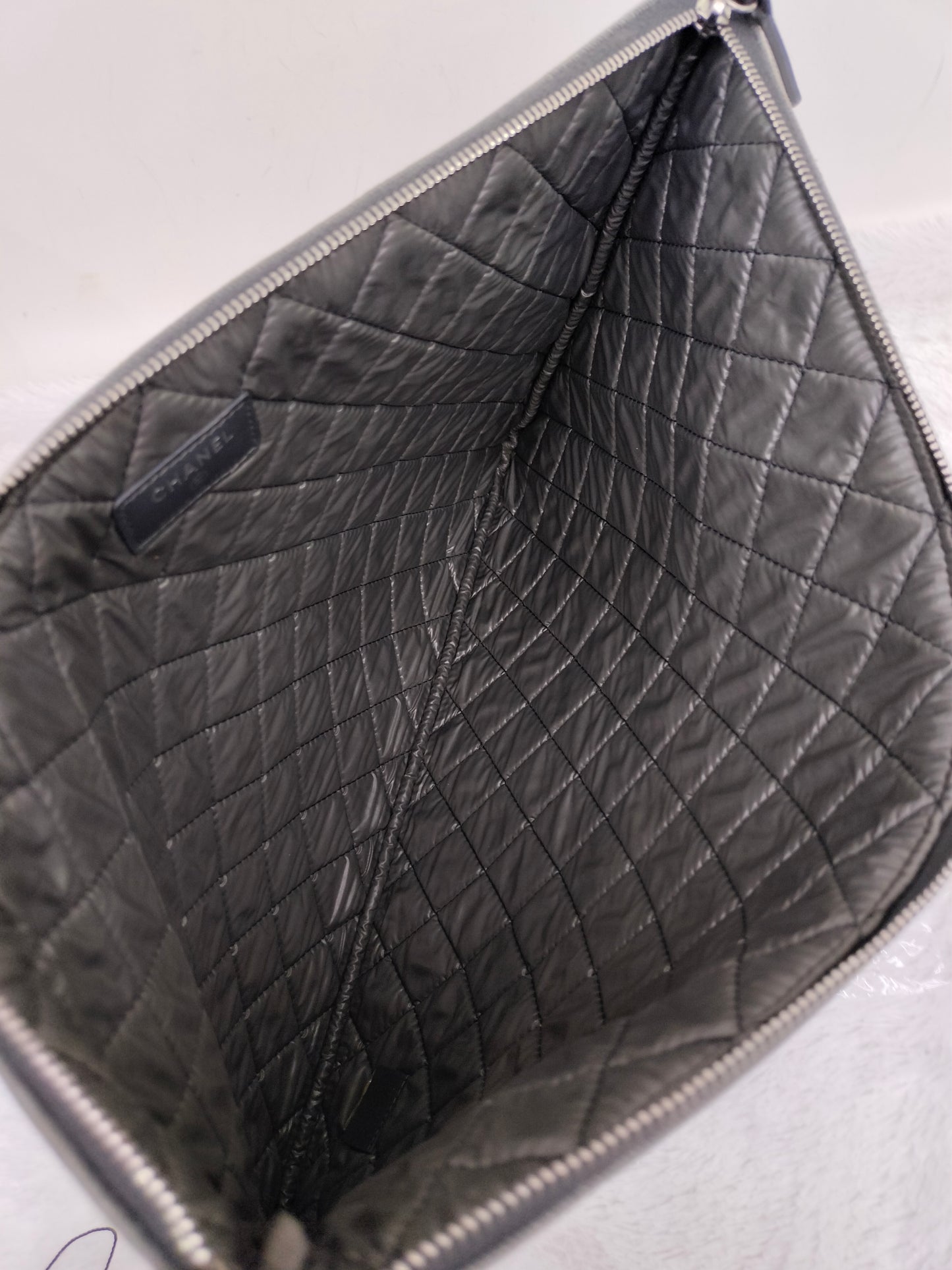 Chanel O'Case Deauville Sequin Grey SHW #23