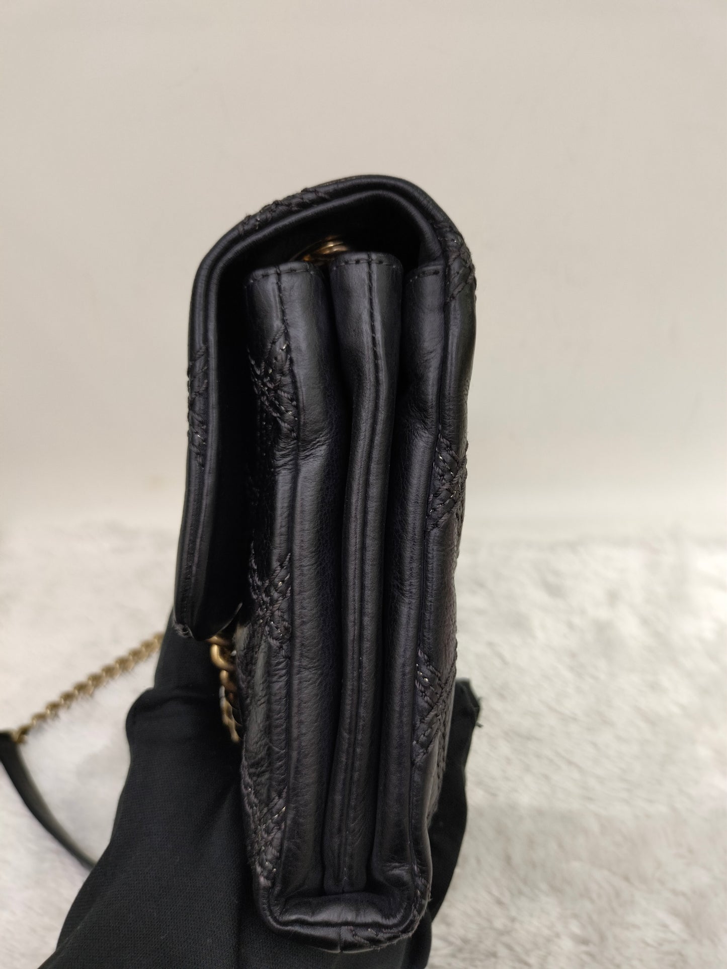 Chanel Jumbo Triple Stitched Calfskin Black GHW #19
