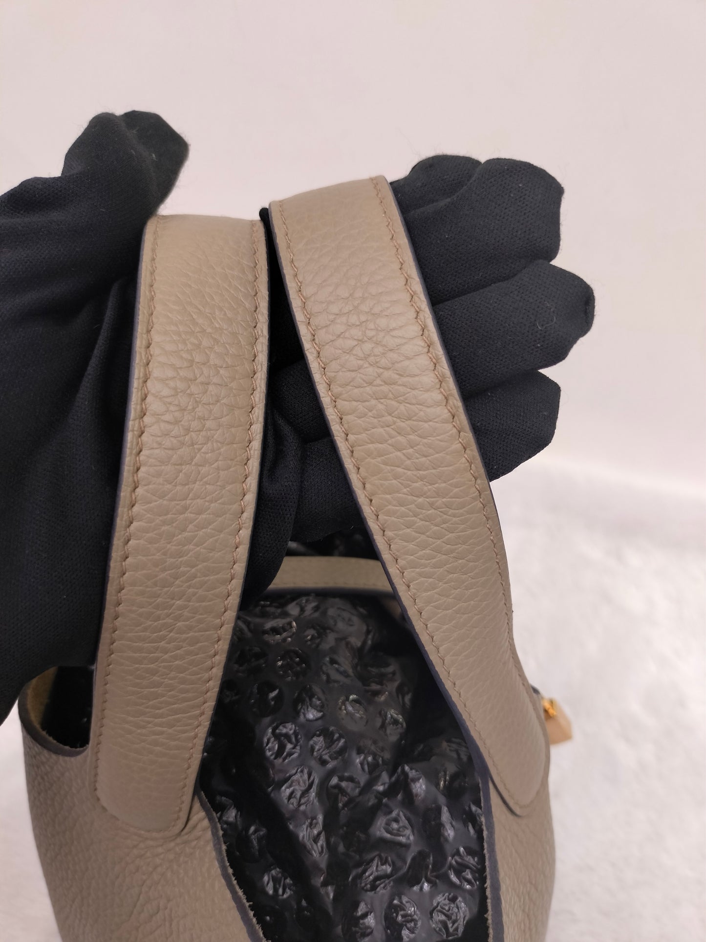 Picotin Lock 18 Clem Beige Marfa GHW #B