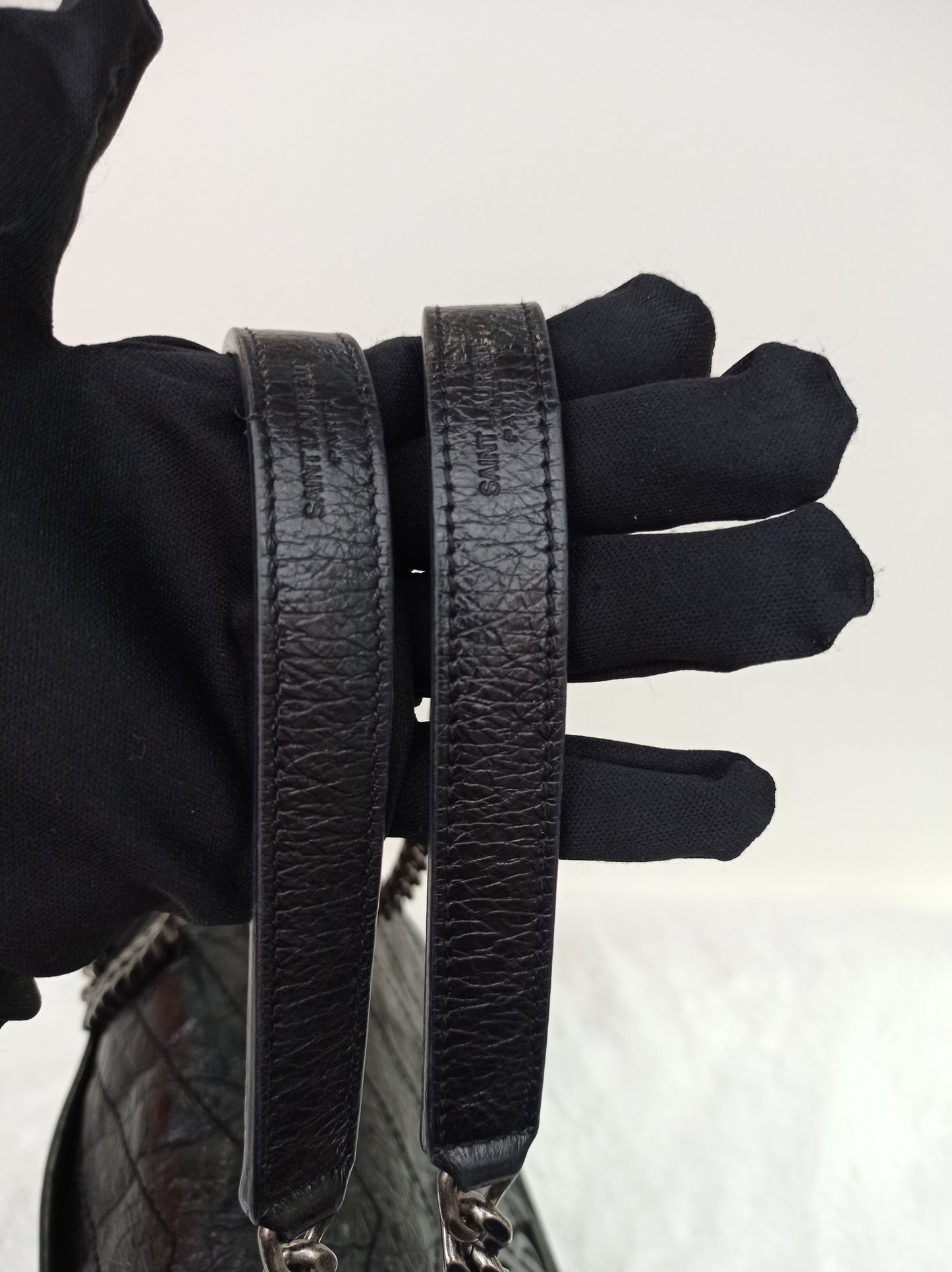 YsL Niki Large Calfskin Black RHW 2018