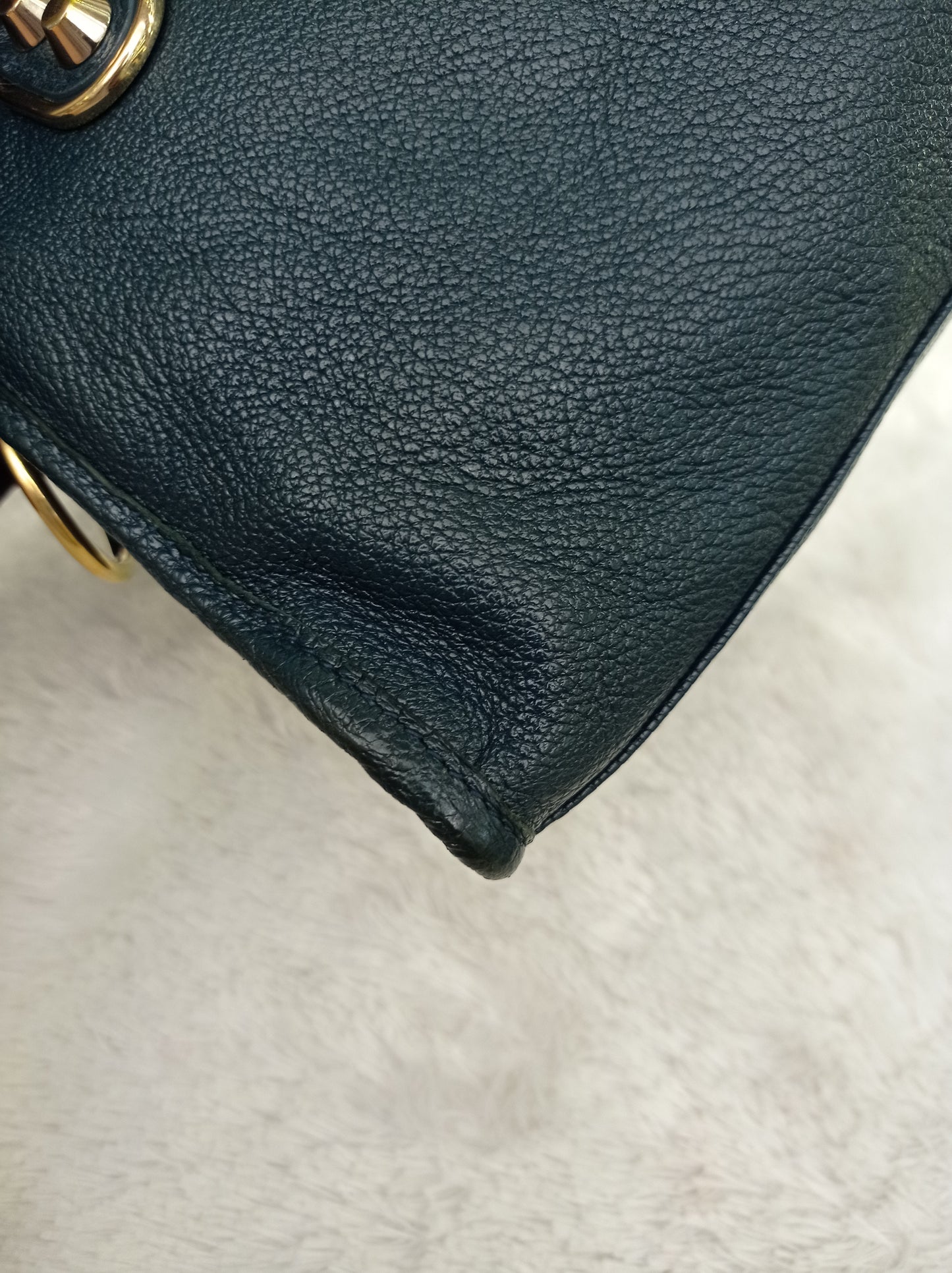 Balenciaga Mini City Edge Emerald GHW