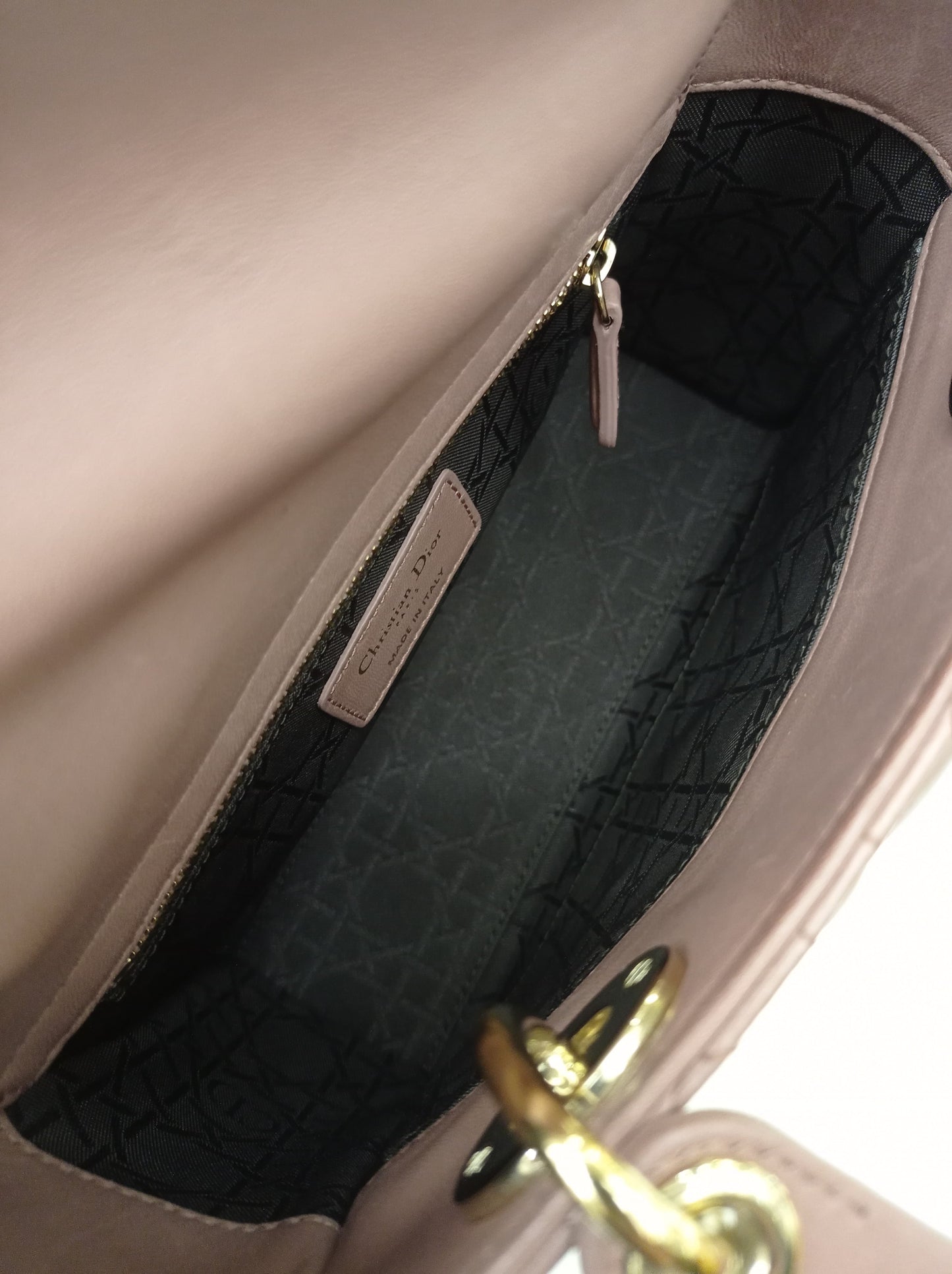 Lady Dior Small Lamb Fard GHW 2018