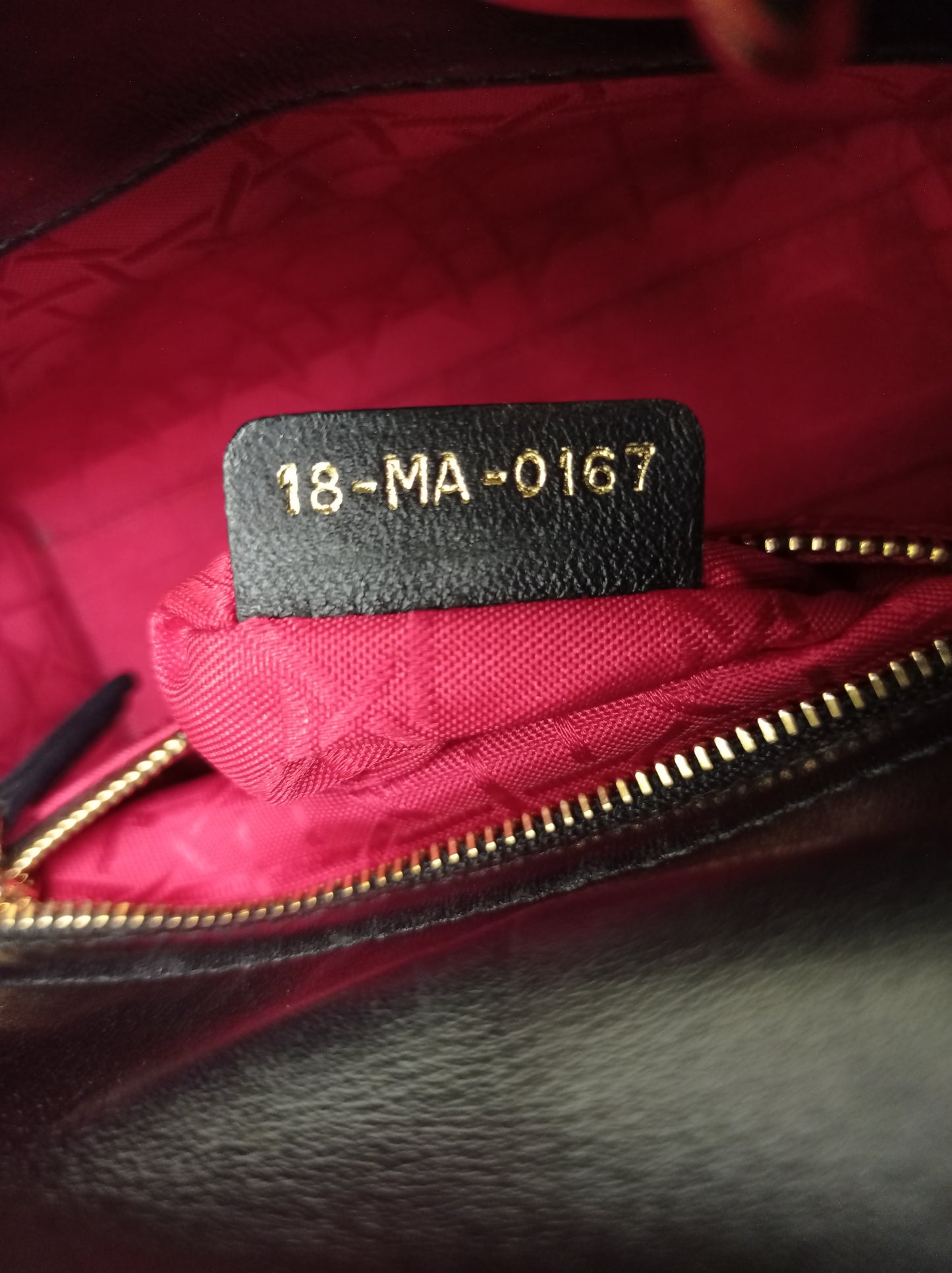 Lady Dior Mini Lamb Black GHW 2017