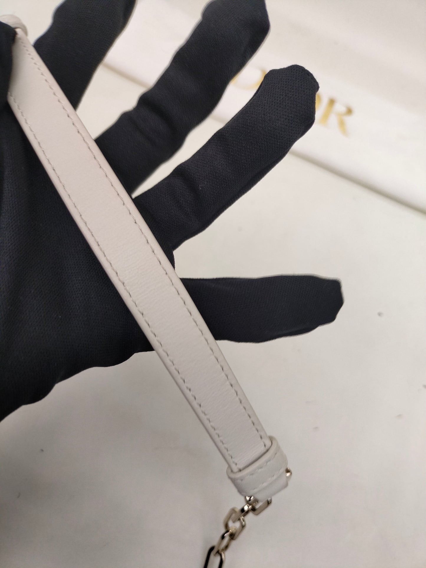 Dior D'Joy Small Lamb White GHW 2022