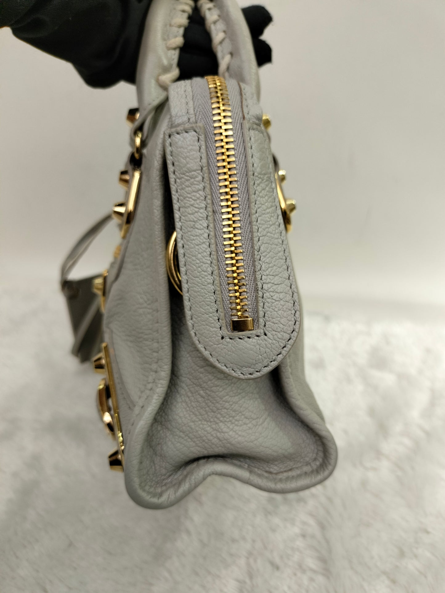 Balenciaga Mini City Edge Grey GHW