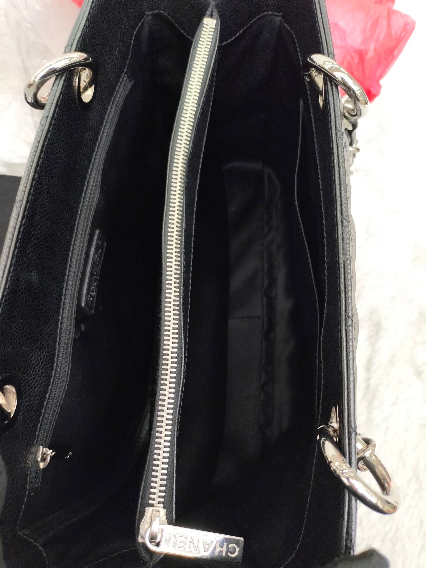Chanel GST Caviar Black SHW #16