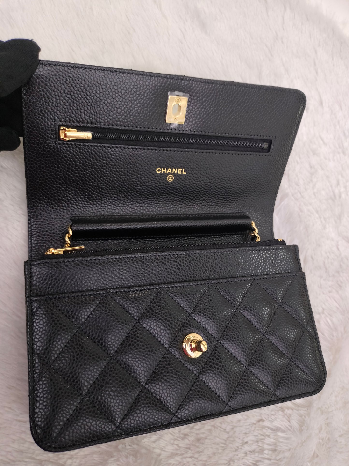 *NEW* Chanel WOC Caviar Black GHW (CHIP 2025)