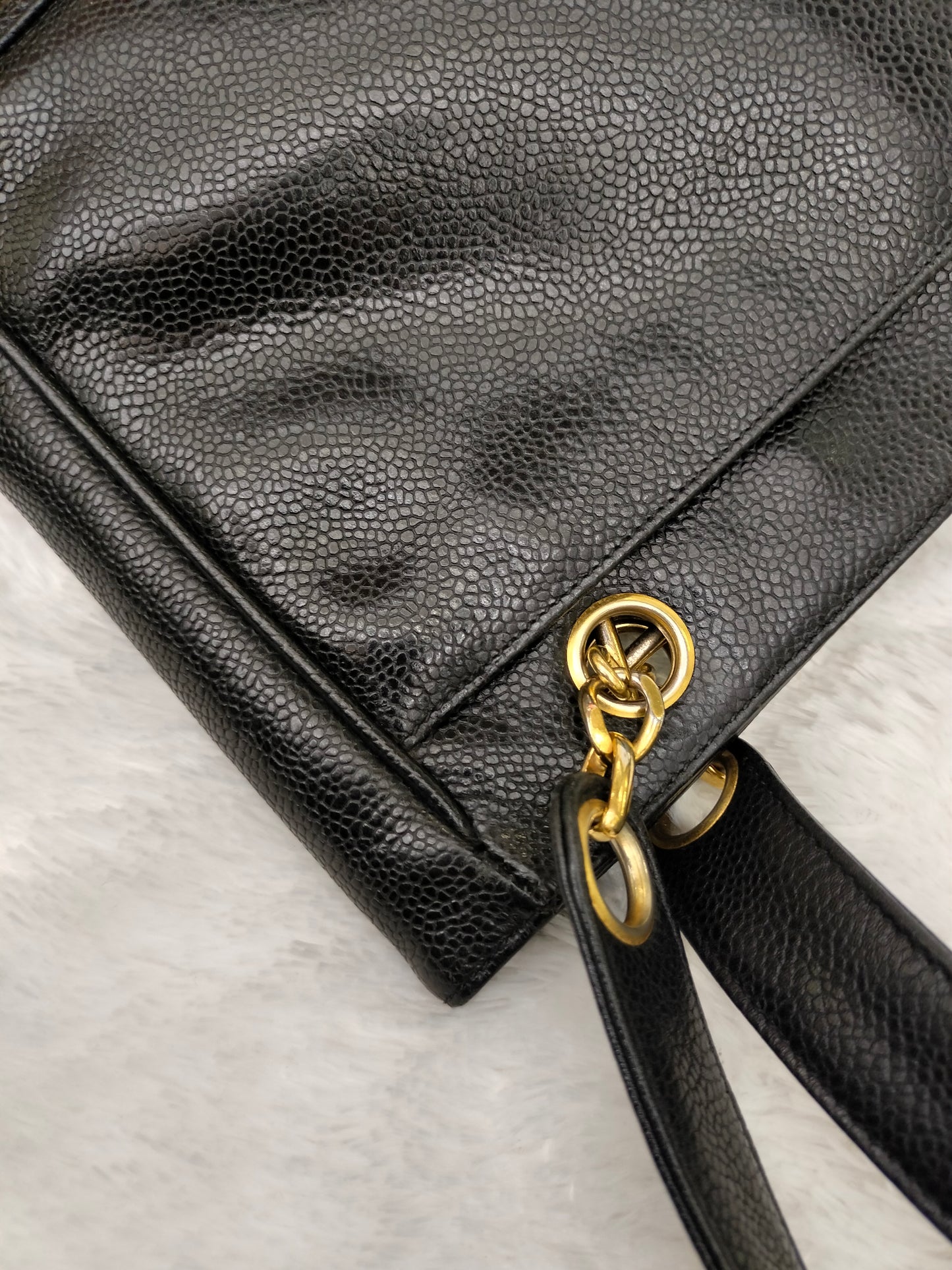 Chanel Triple Coco Chain Shoulder Caviar Black GHW #2