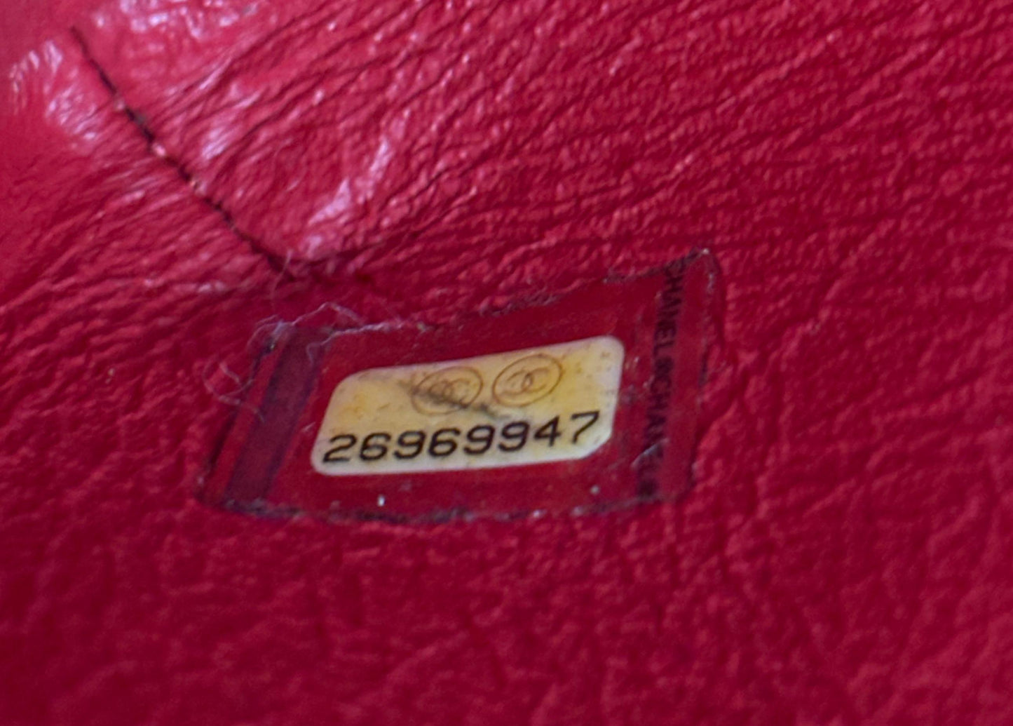 Chanel 2.55 Reissue Fold Over Clutch Calfskin Red GHW #26