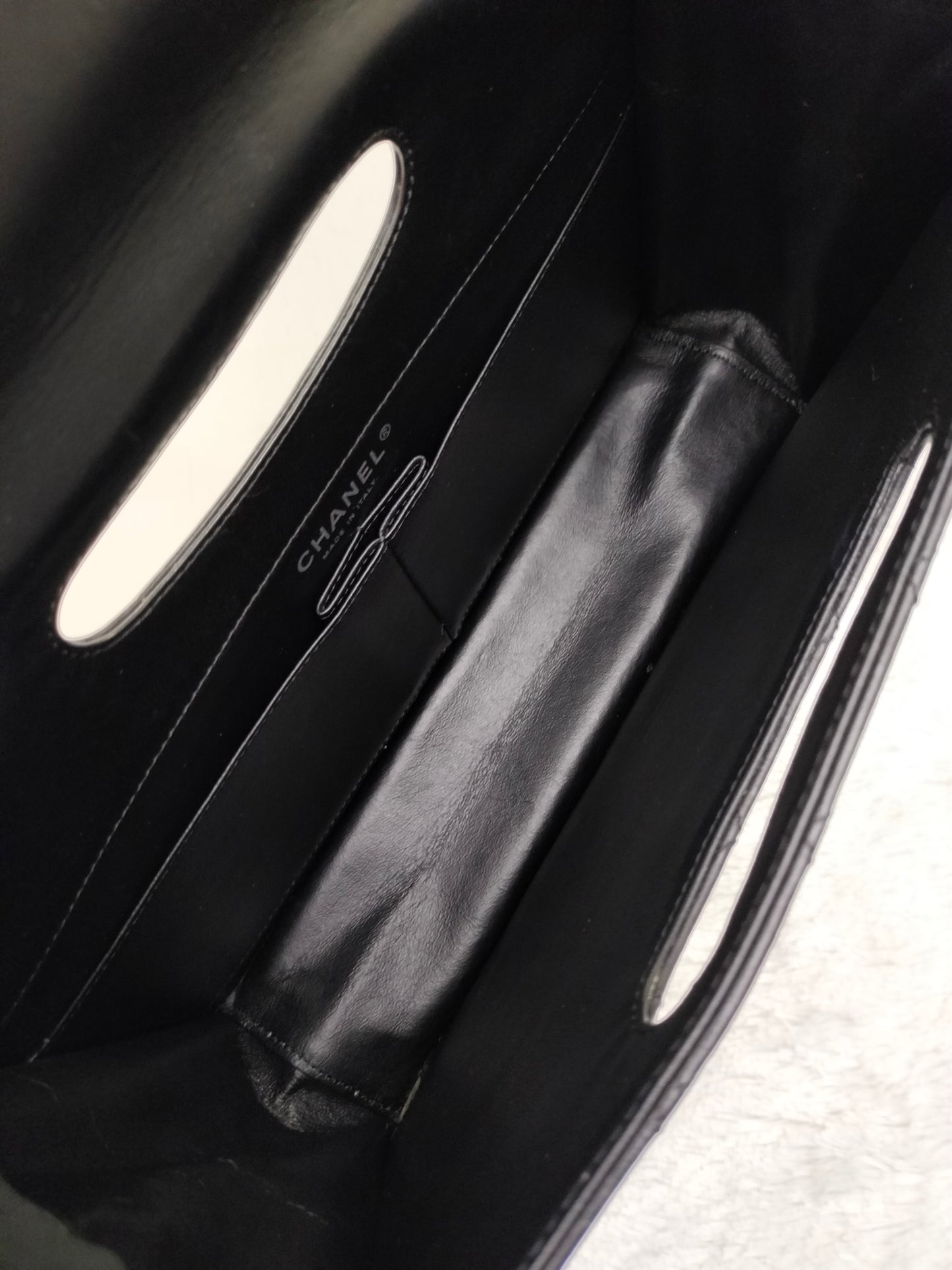 Chanel Timeless Foldover Lamb Black SHW #19
