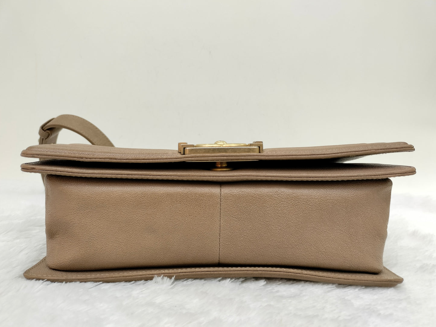 Chanel Boy 25 Caviar Caramel GHW #27