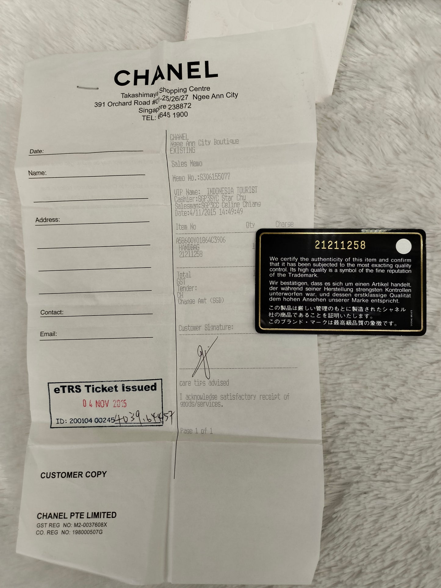 Chanel Jumbo Caviar Black GHW DF #21