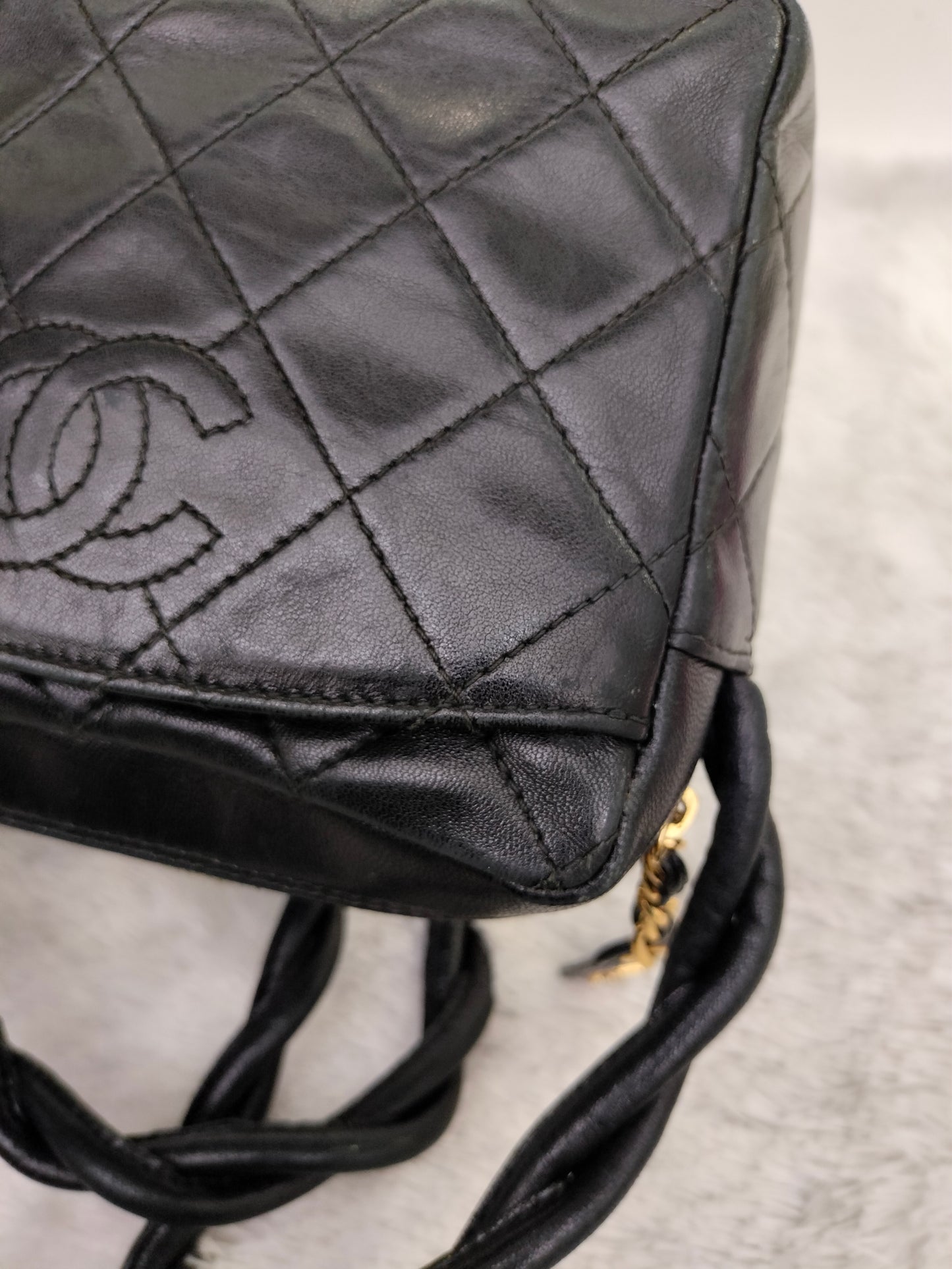 Chanel Camera Mini Twisted Lamb Black GHW #4