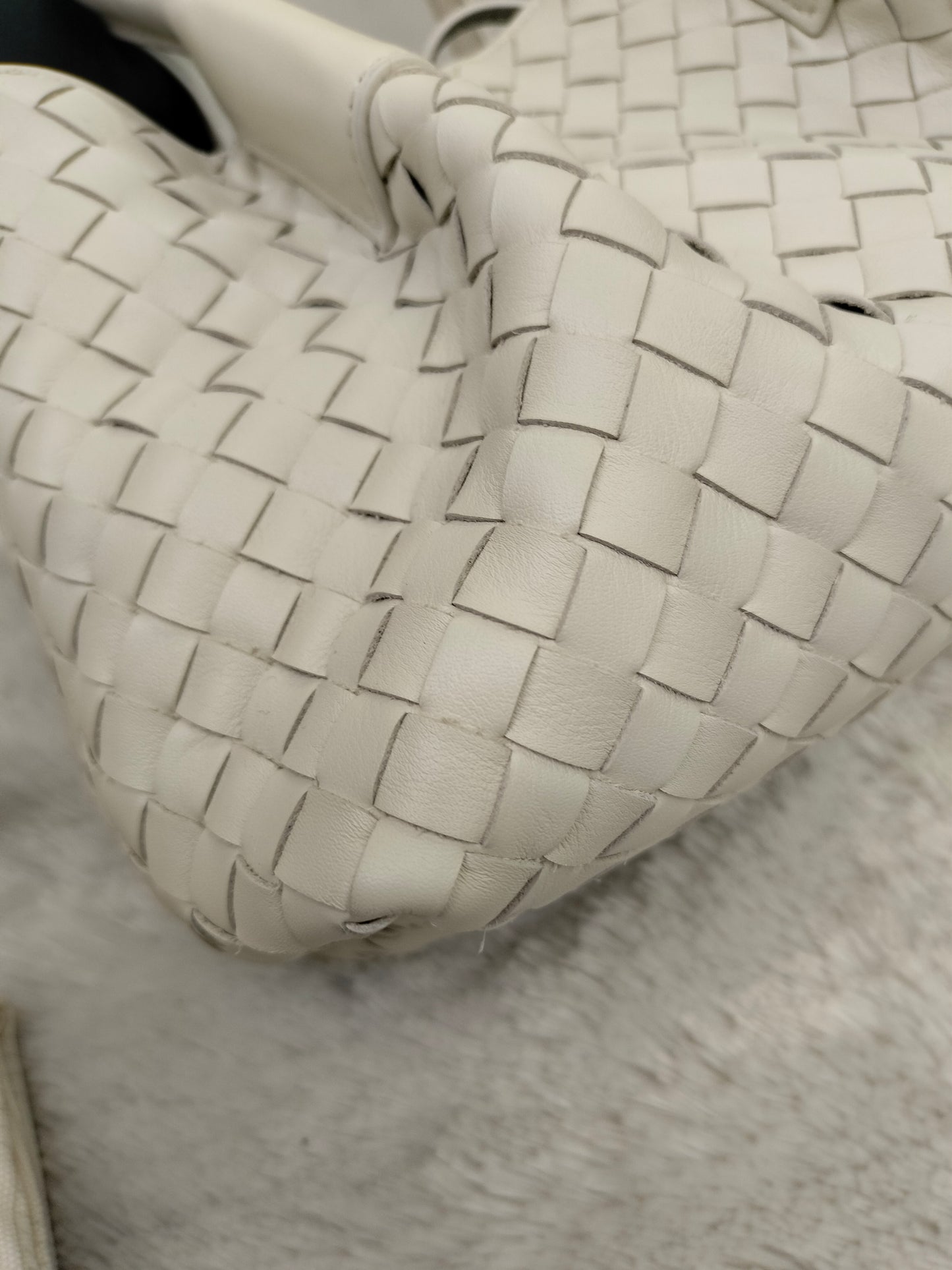*NEW* Bottega Veneta Small Pinacoteca Tote Sea Salt Ice GHW