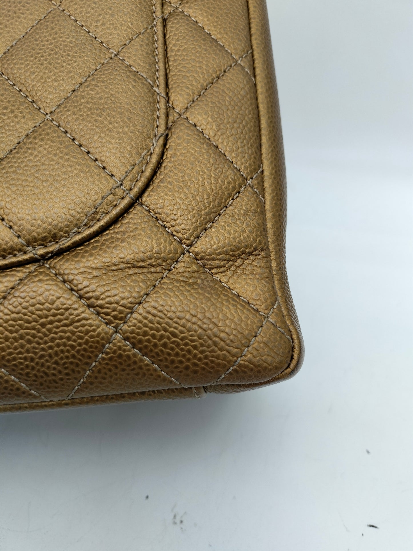 Chanel GST Caviar Gold RGHW #17