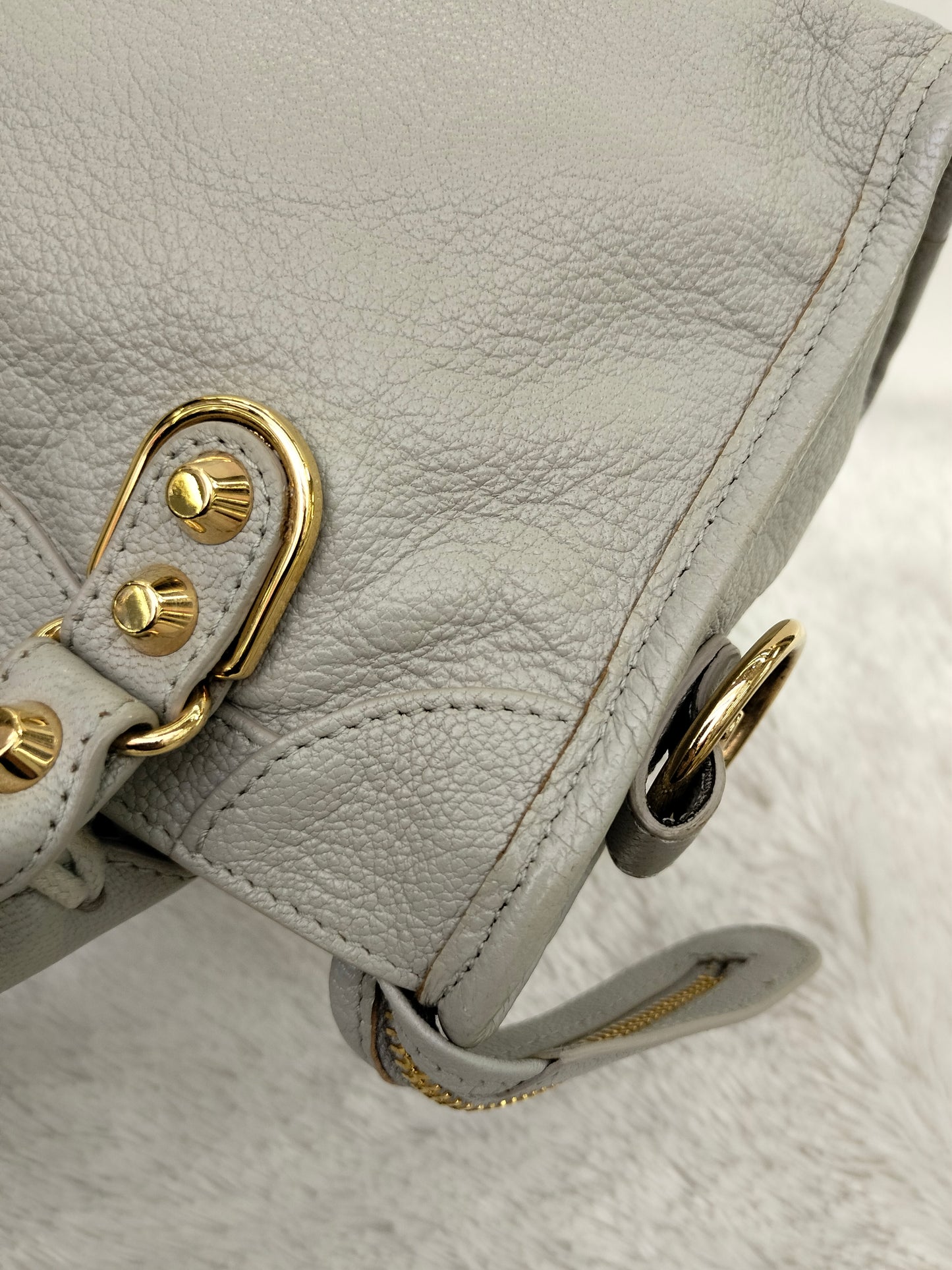 Balenciaga Mini City Edge Grey GHW
