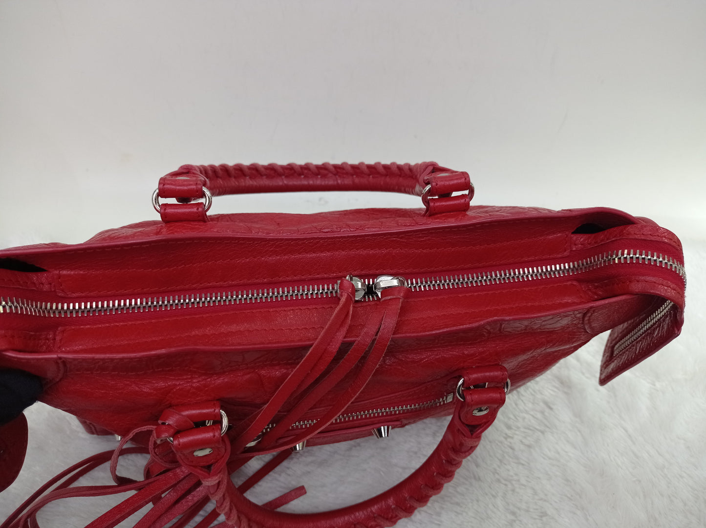 Balenciaga Small City Classic Red SHW