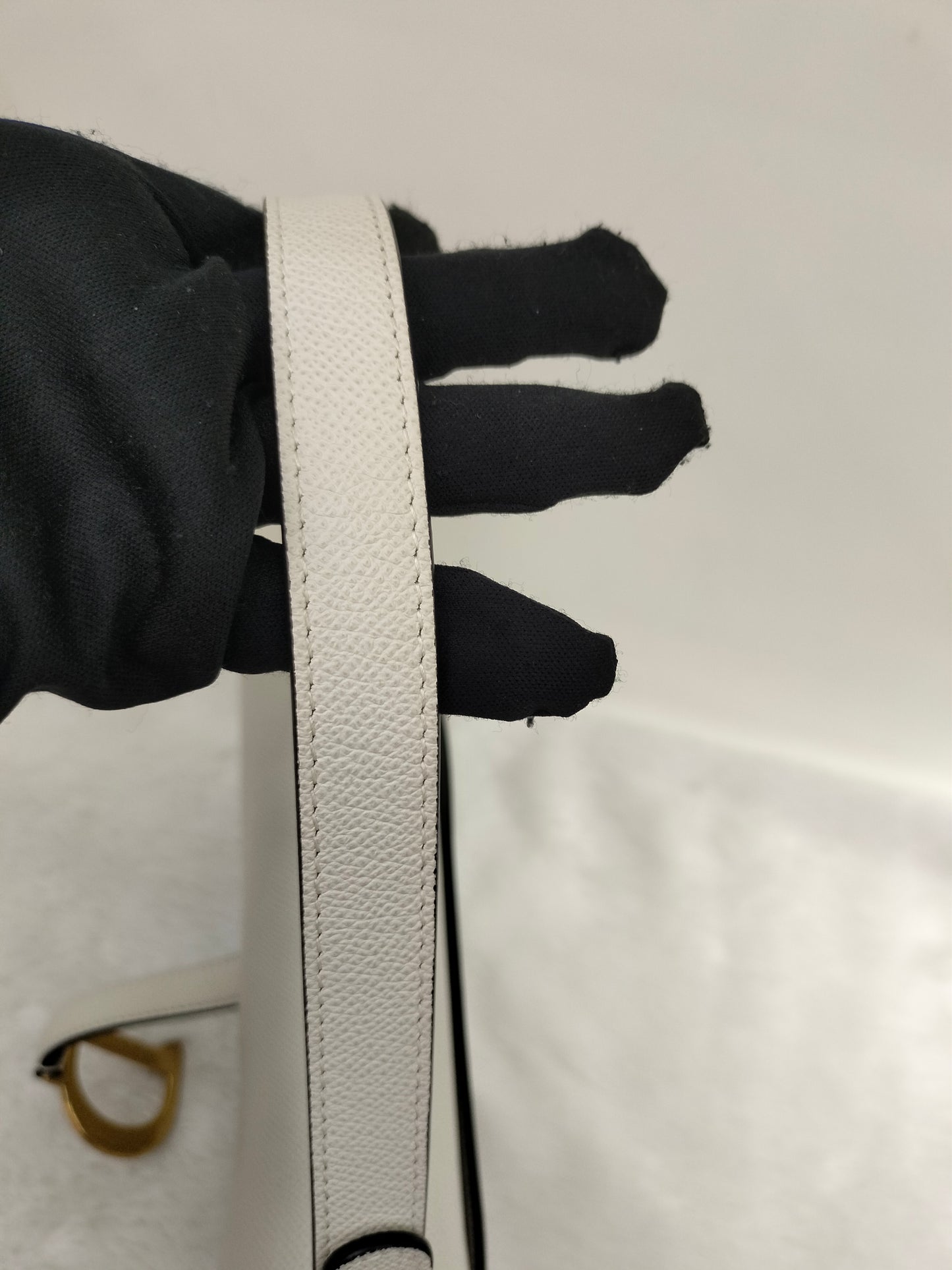Dior Saddle Medium Grained White GHW 2020