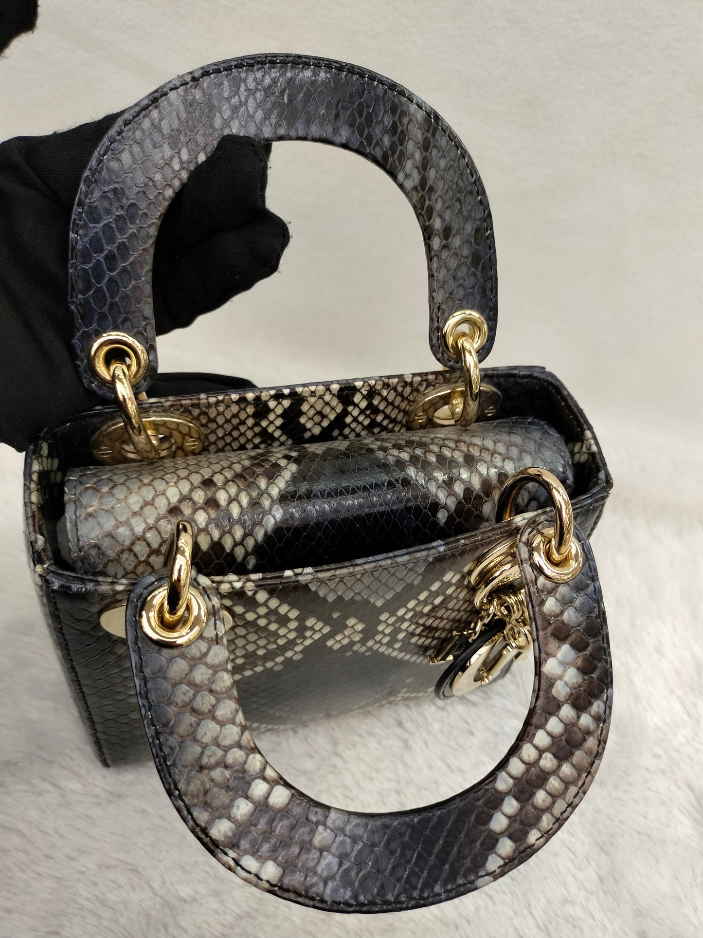 Lady Dior Mini Python GHW 2020