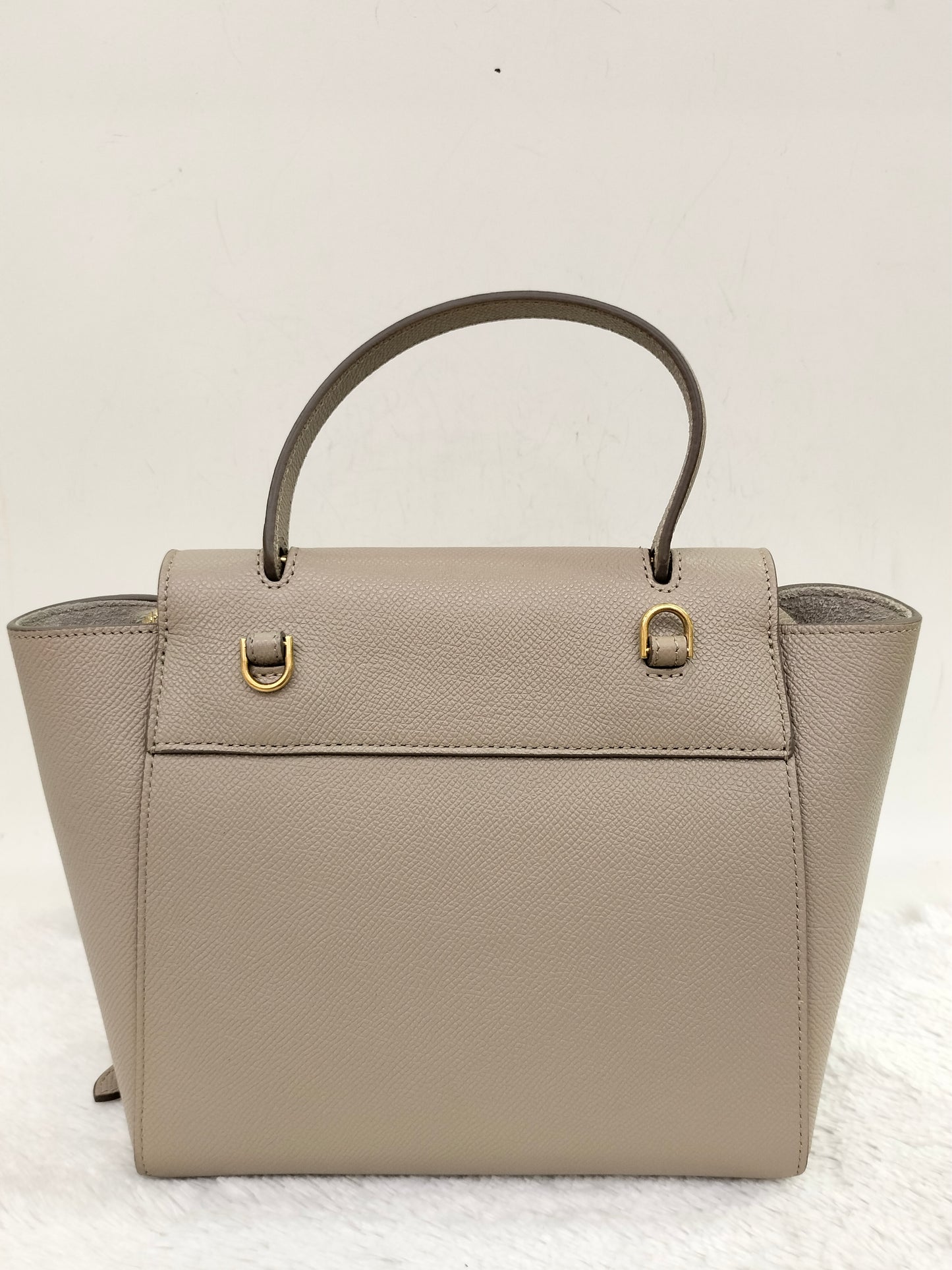 Celine Nano Belt Grained Light Taupe GHW 2019