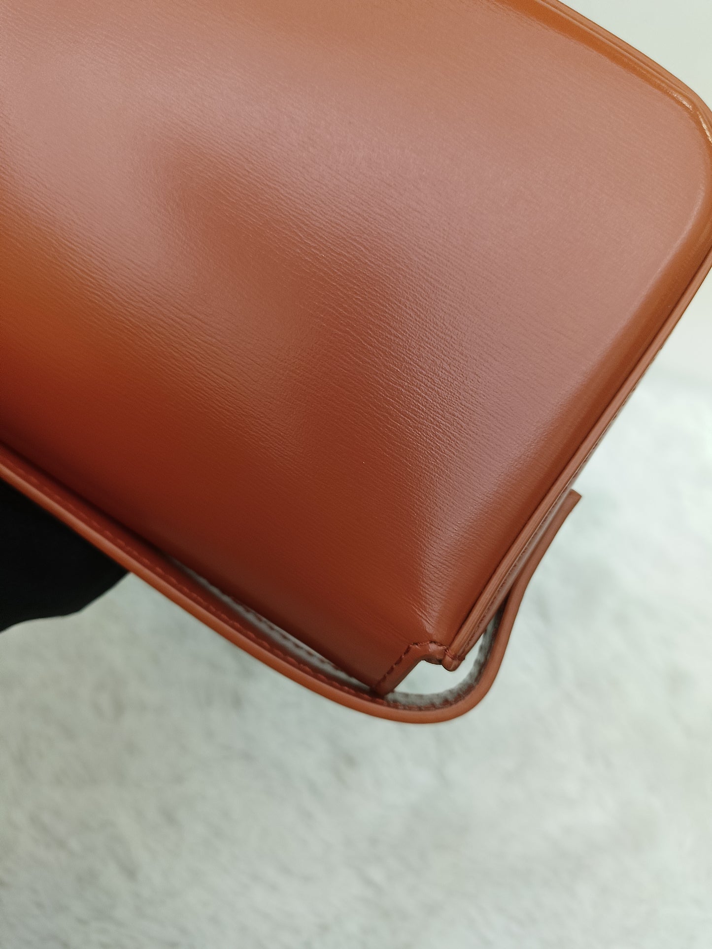 Celine Triomphe East West Calfskin Cornelian GHW 2022