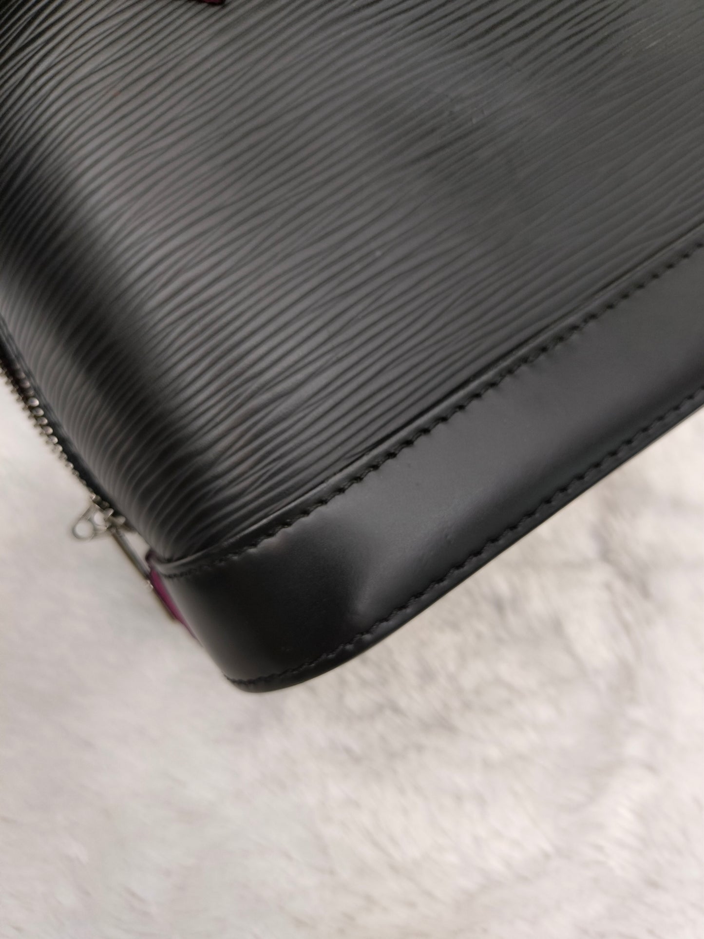 LV Alma BB Epi Black Pink 2017