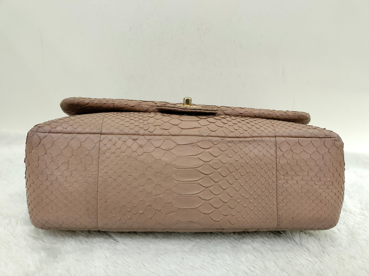 Chanel Jumbo Python Caramel GHW DF #18