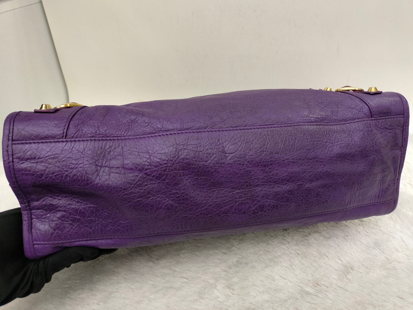 Balenciaga City Reguler Purple GHW 2012